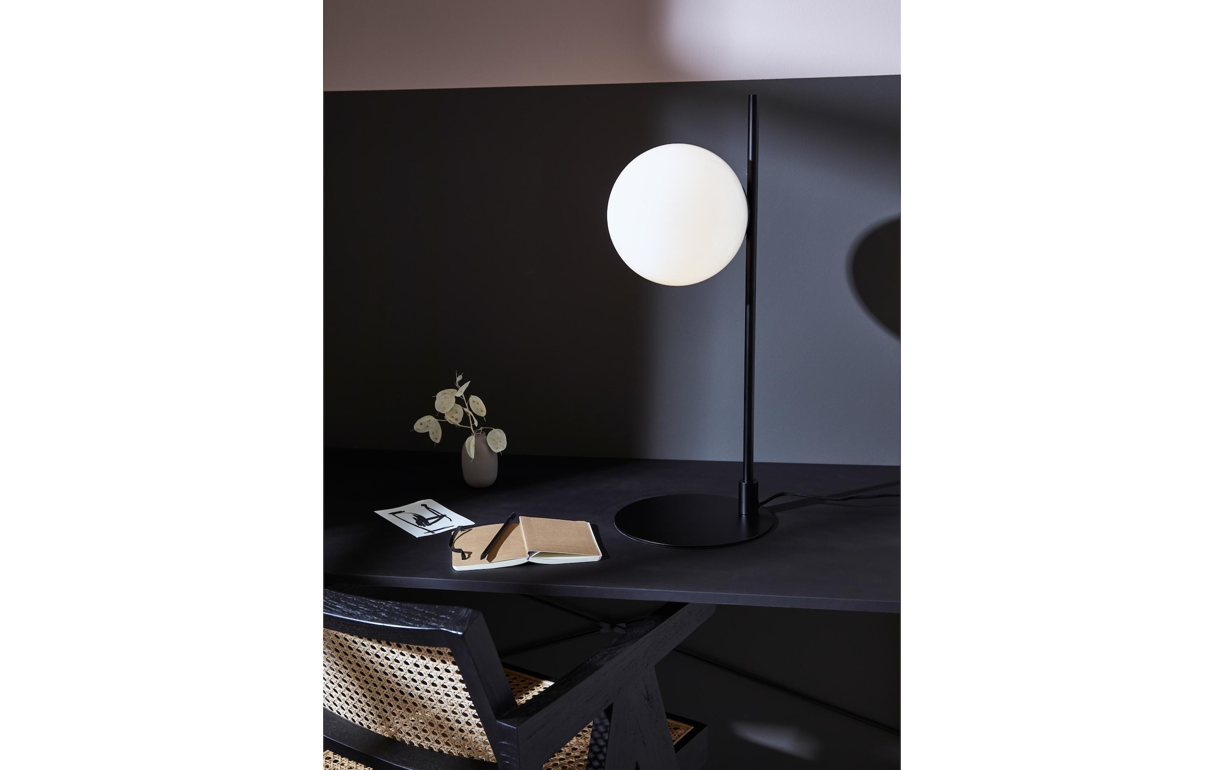 Markslöjd Tischleuchte »Schwarz/Weiss« E14