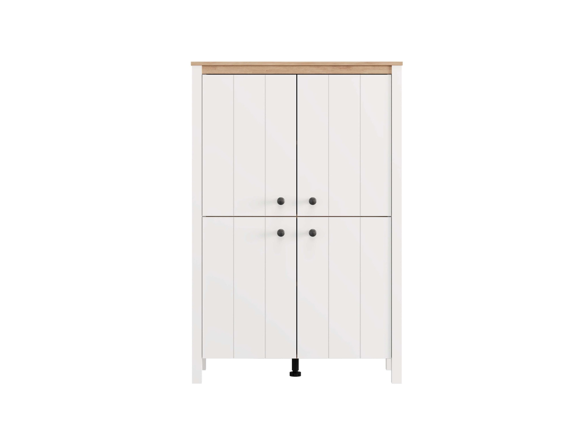 Home affaire Buffet haut »BEDFORD, Kommode, Anrichte, Schrank, Highboard im Landhausstil« Profil MDF 2D recouvert, marquage à chaud