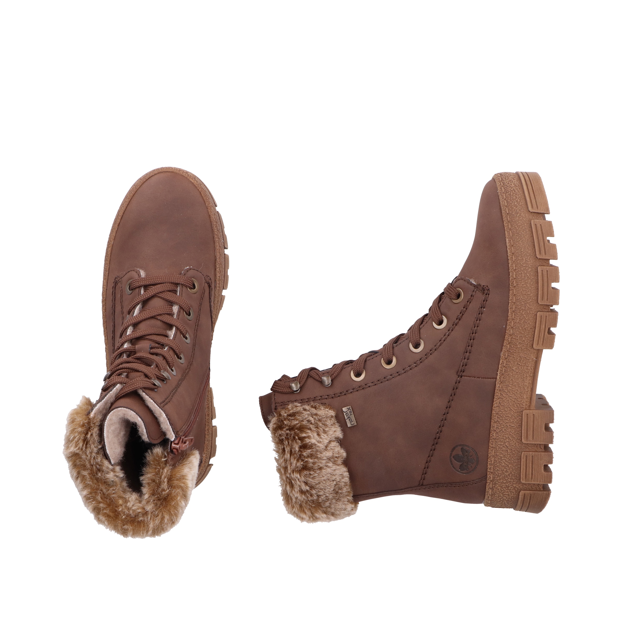 Rieker Bottes d'hiver  bottes d'hiver, boots à plateforme avec membrane imperméable riekerTEX