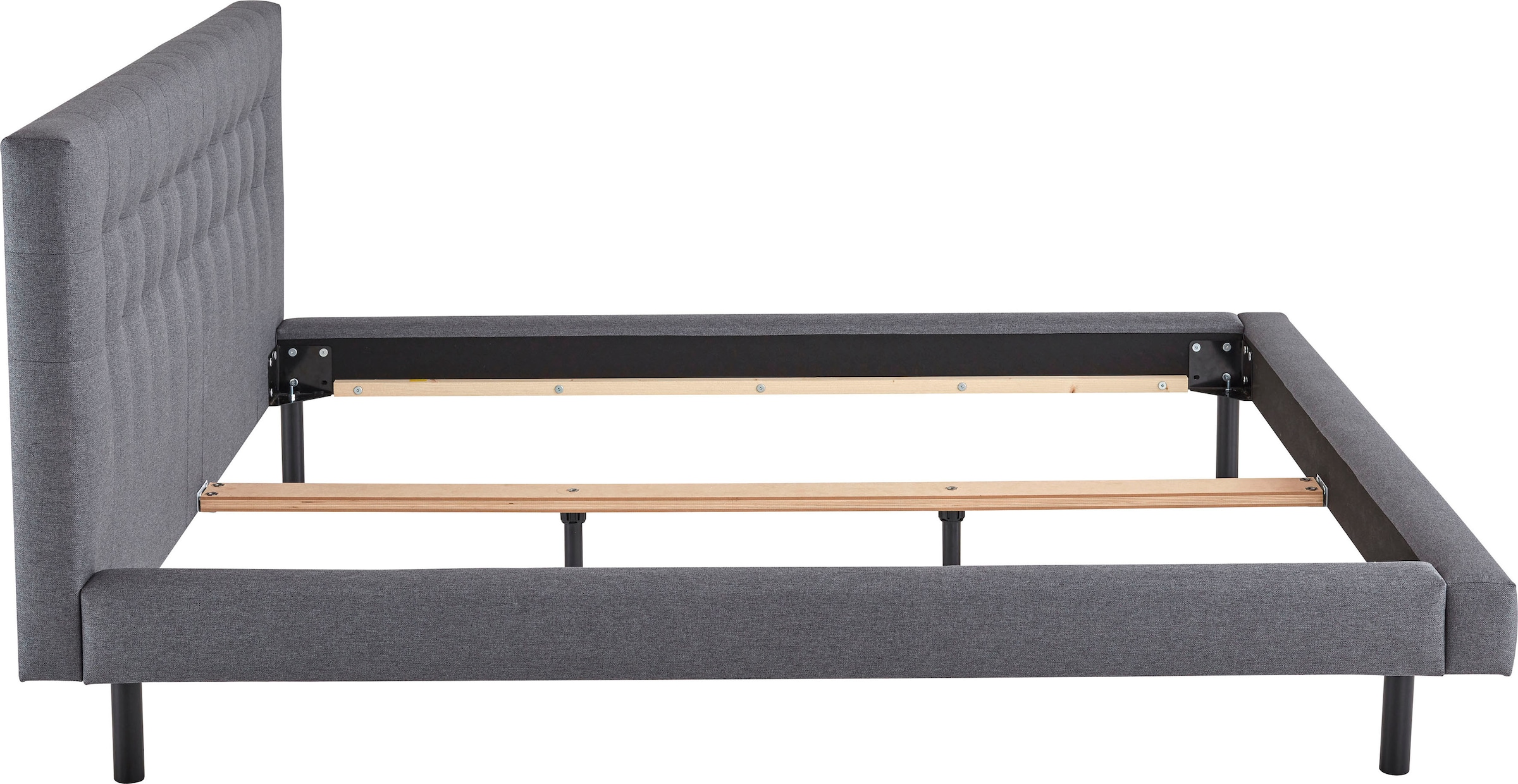 Home affaire Polsterbett »Tobjörn« Mit breitem Futon-Rahmen