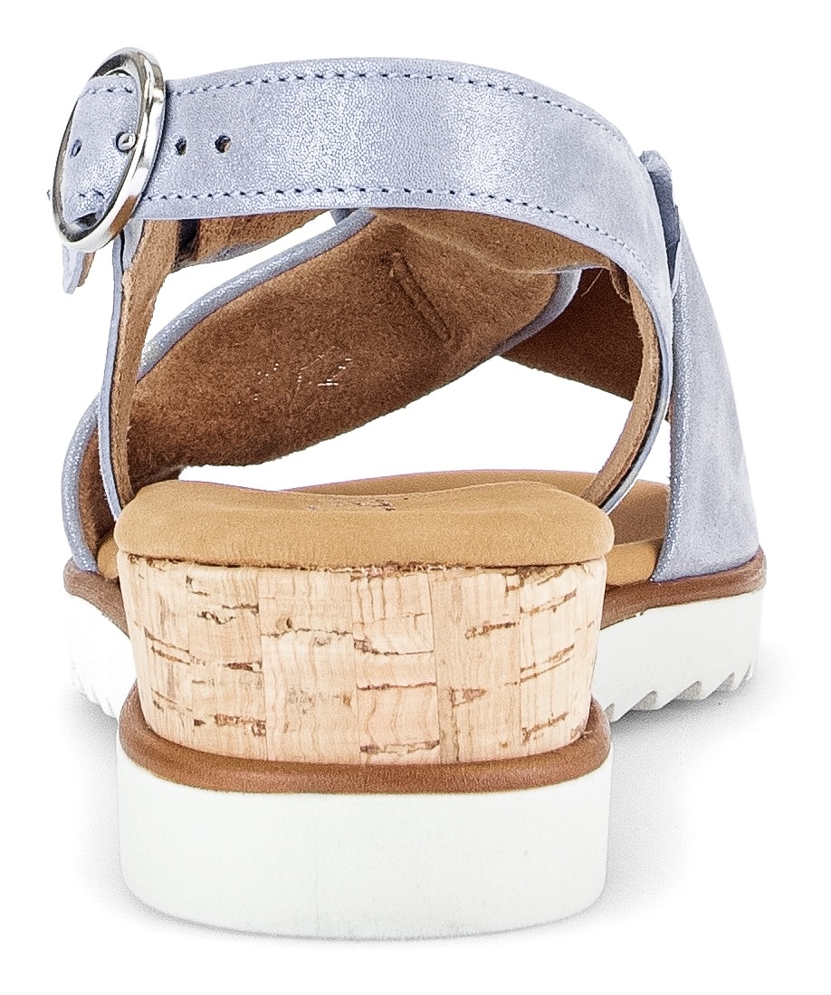 Gabor Sandales »GENUA«  , Sommerschuh, Sandale, Keilabsatz, mit verstellbarem Fersenriemchen