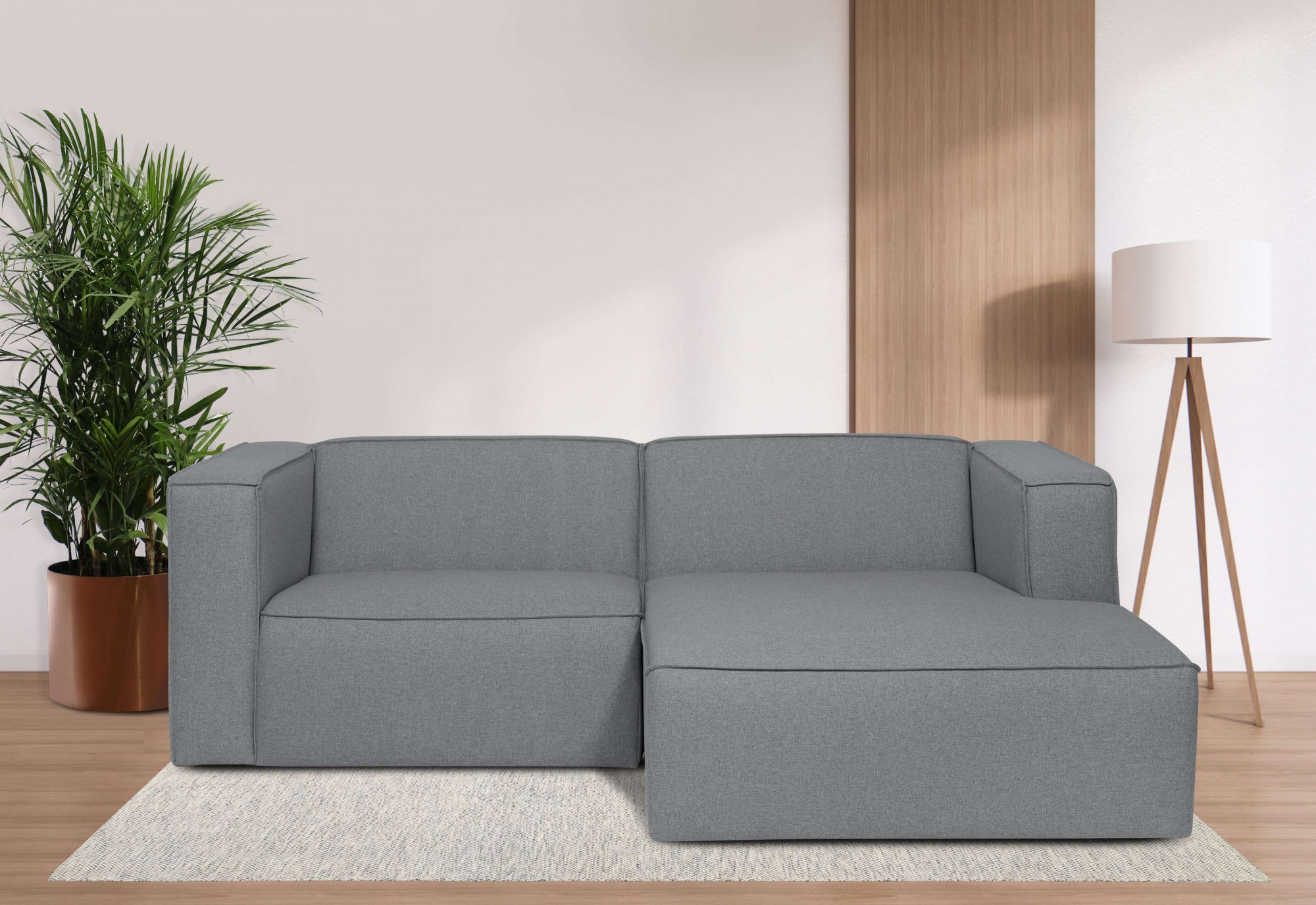 GOODproduct Ecksofa »Dalby, L-Form,« extra tiefe Sitzfläche, mit Kedernaht, angenehmer Sitzkomfort