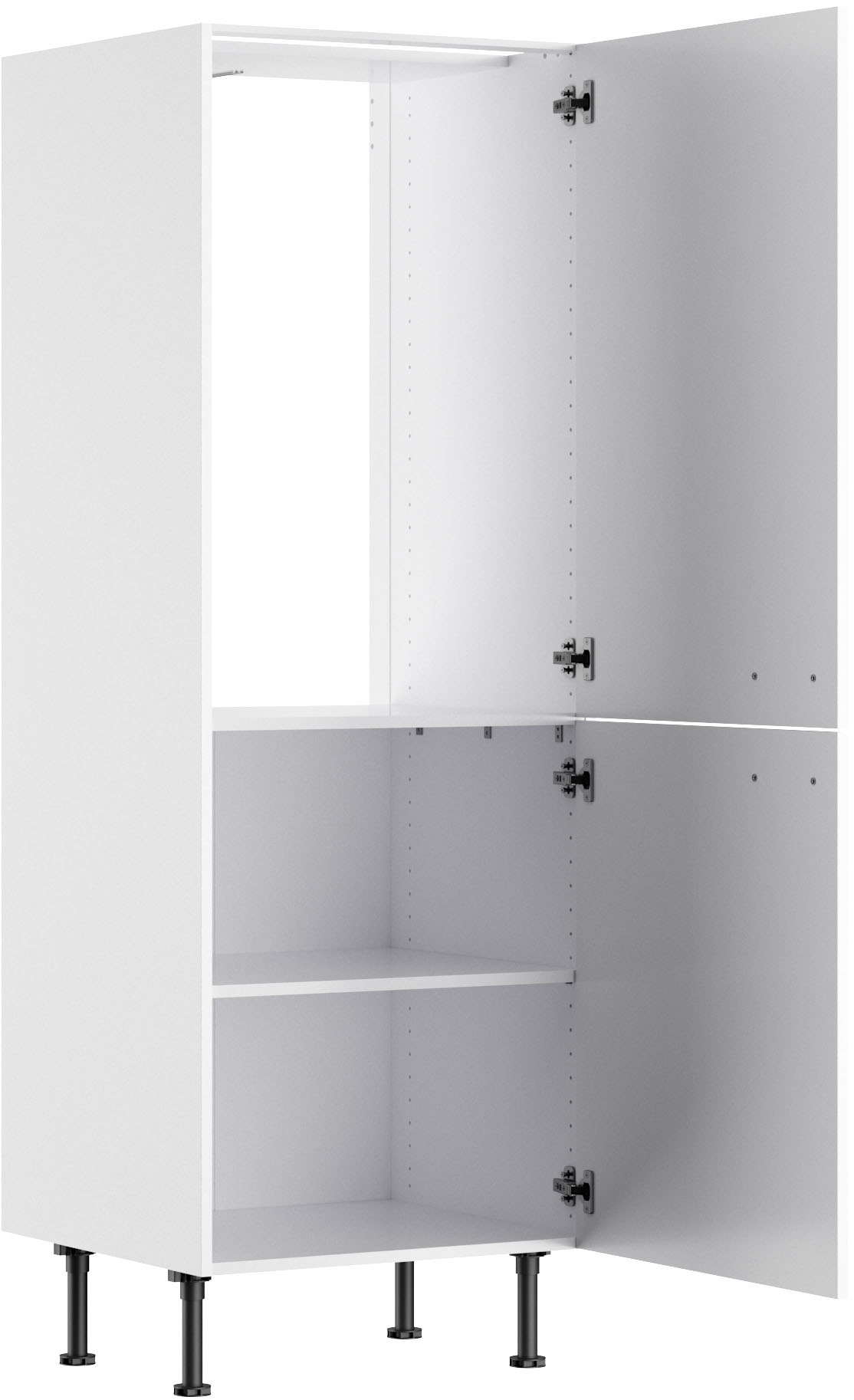 KOCHSTATION Kühlumbauschrank »KS-Paula« 60 cm breit, 176 cm hoch, mit 2 Türen, 1 Einlegeboden