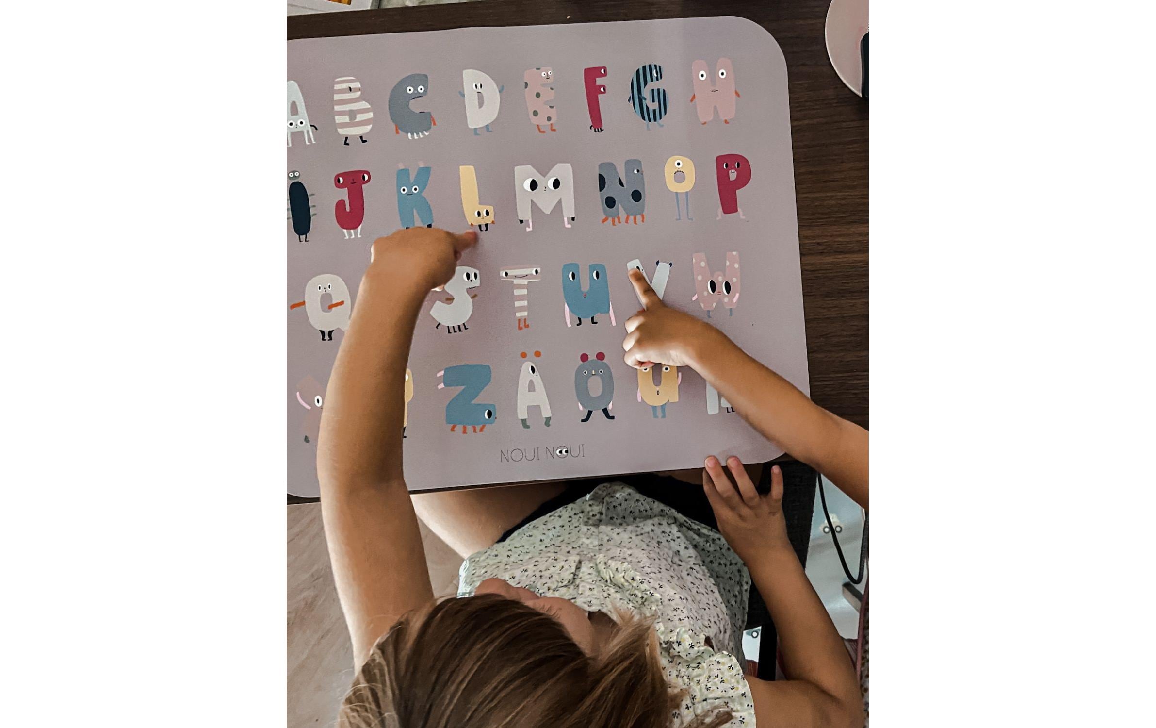   Set de table »Noui Noui XL ABC Learning 55 x 45 cm«