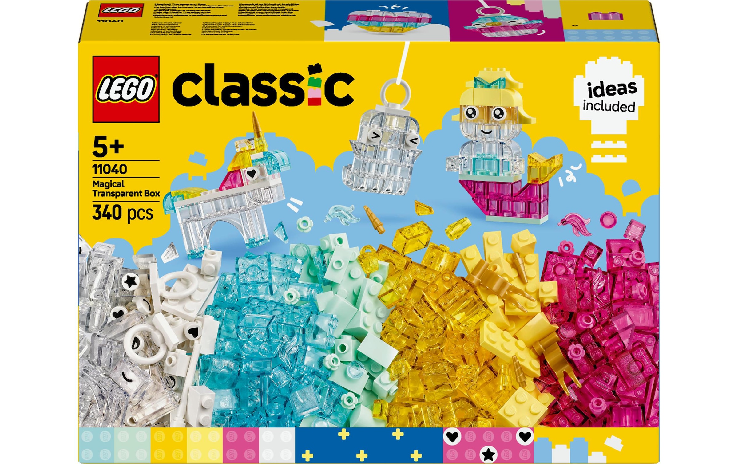 LEGO® Spielbausteine »Zauberbox mit durchsichtigen Steinen 11040«