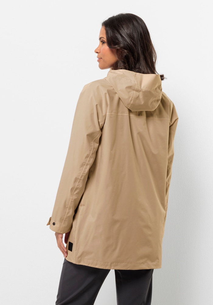 Jack Wolfskin Veste longue »MAINKAI LONG JKT W« mit Kapuze