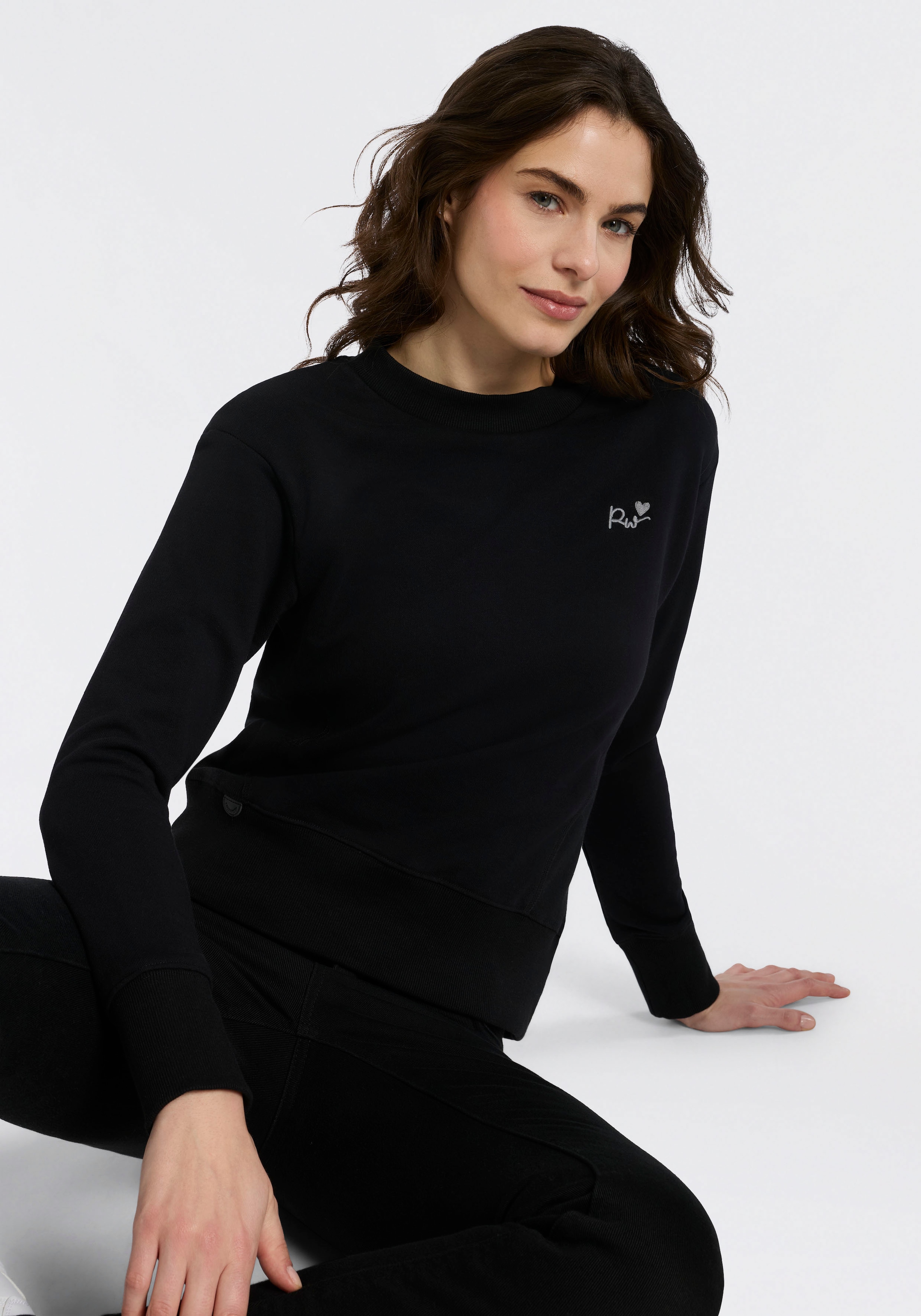 Ragwear Sweatshirt »AZALLEA O«, mit Logostickerei
