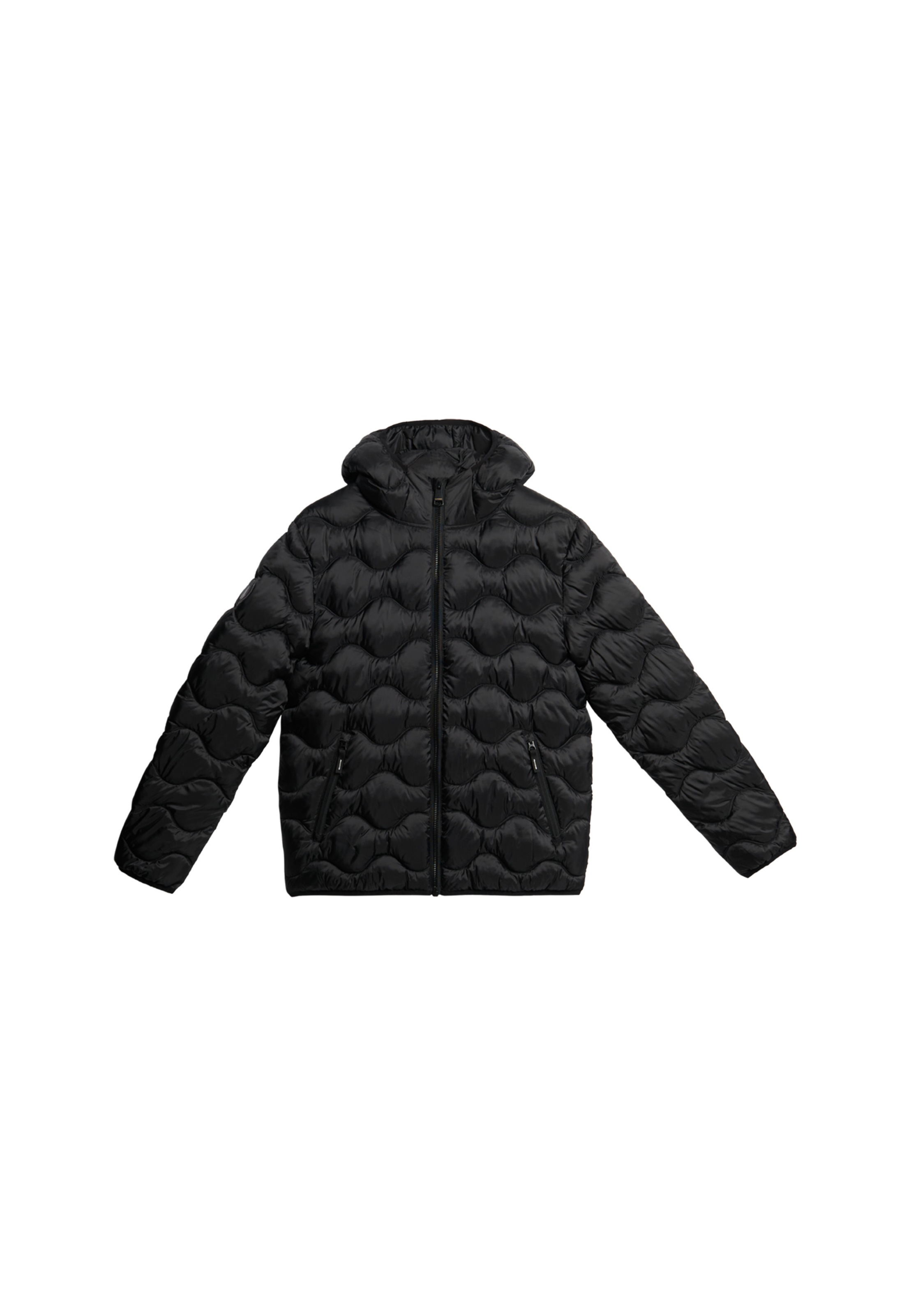 Superdry Steppjacke »HOODED QUILTED WAVE PADDED JKT« mit Kapuze