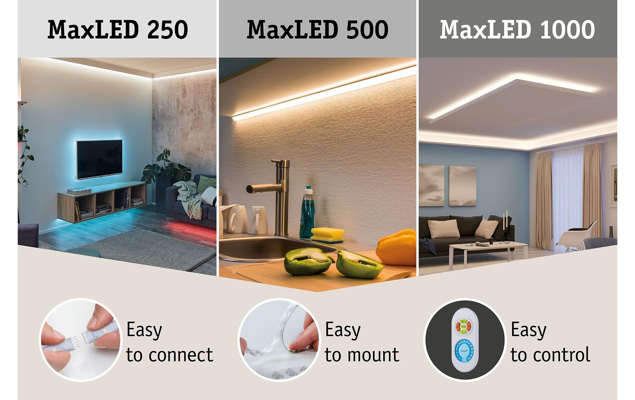 Paulmann LED Deckenleuchte »MaxLED 500 Tuna« 1 Stk.