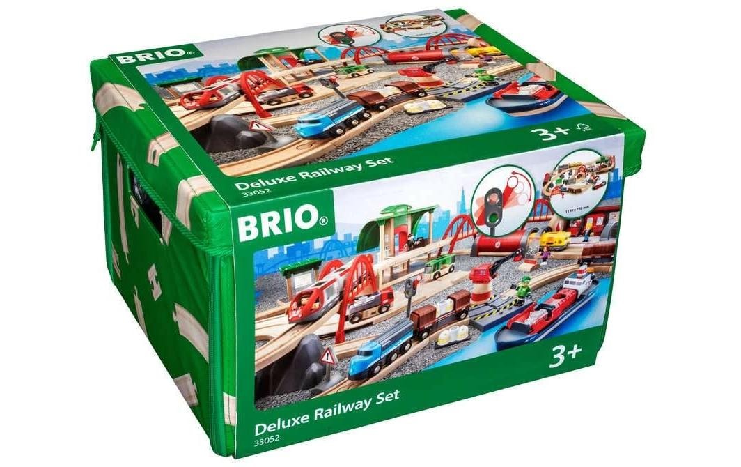 BRIO® Train jouet »Strassen & Schienen Bahn Set Deluxe«