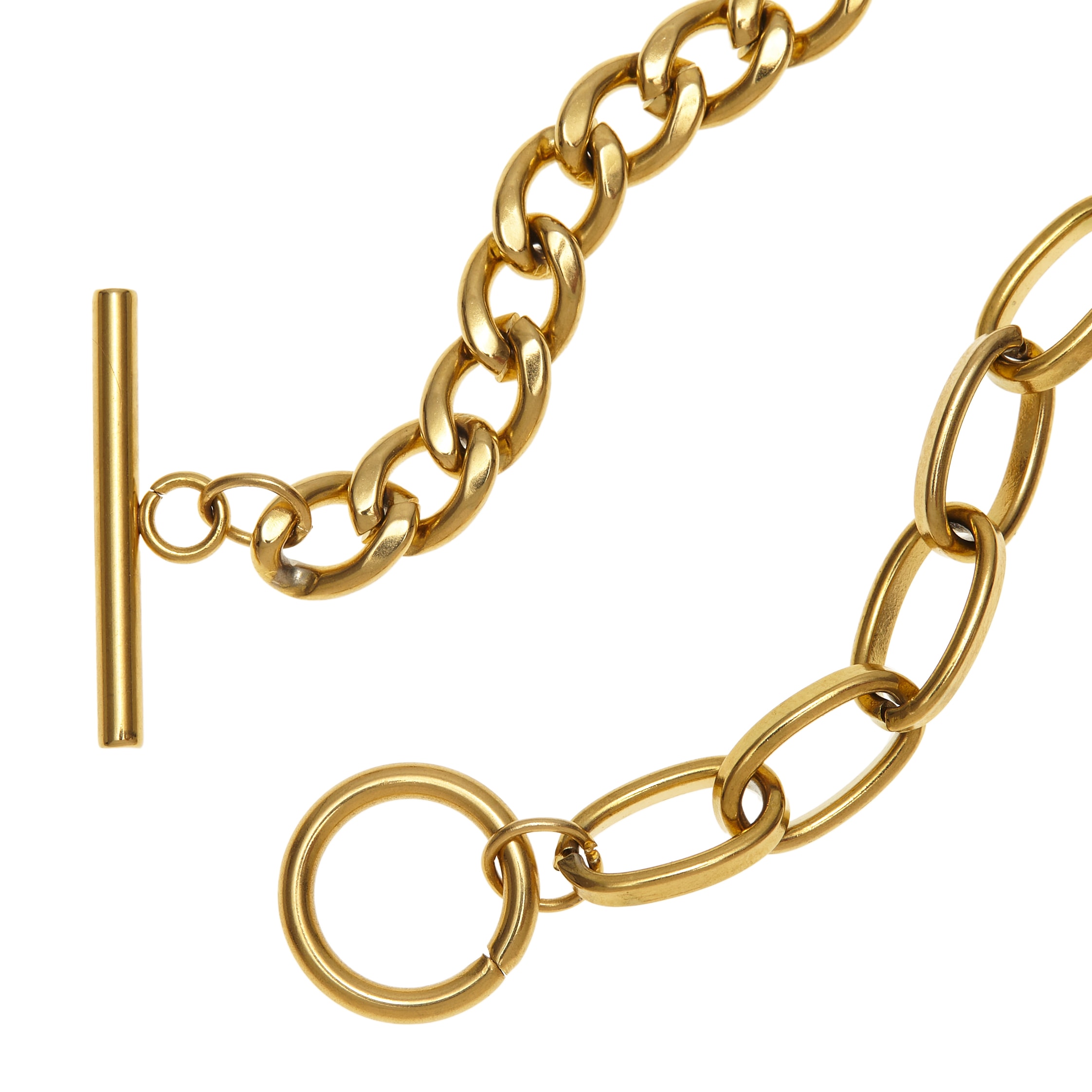 LASCANA Armband »Chunky Armkette« Mit Herz Anhänger