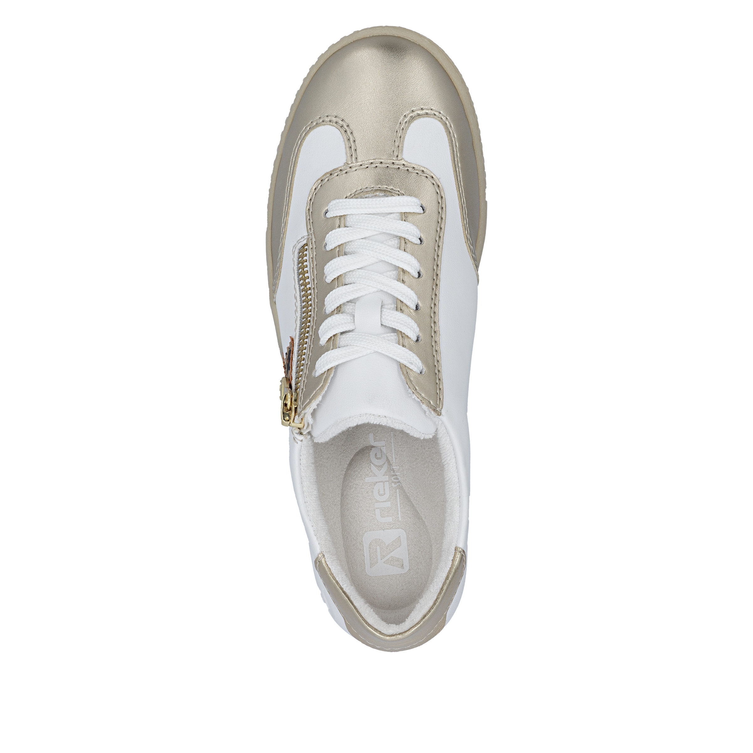 Rieker Sneakers  Chaussure basse, chaussure de loisirs, chaussure à lacets avec fermeture éclair