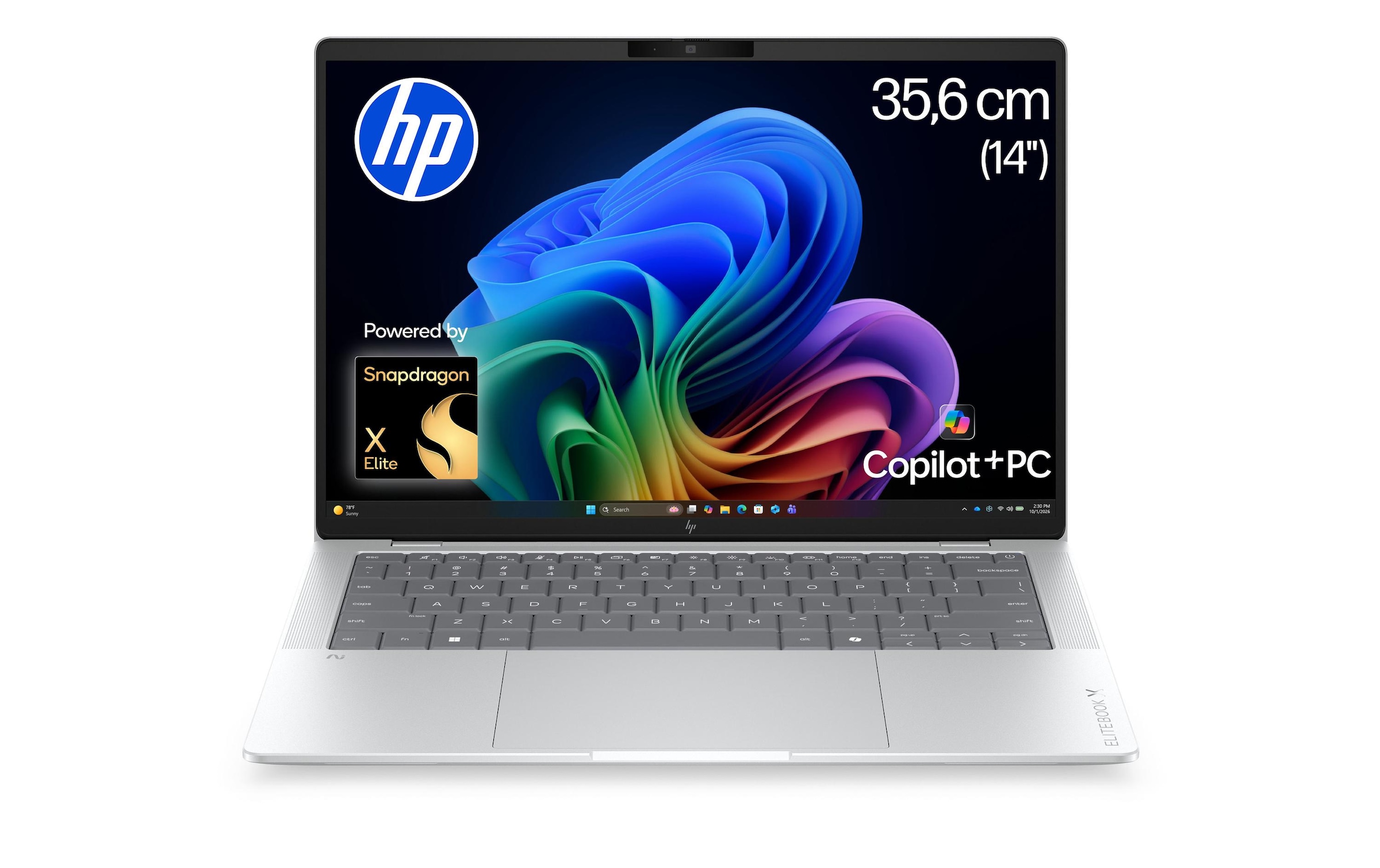 HP Notebook »EliteBook X G2q 14 DV7K4ES« / 14 ″ Qualcomm Snapdragon™