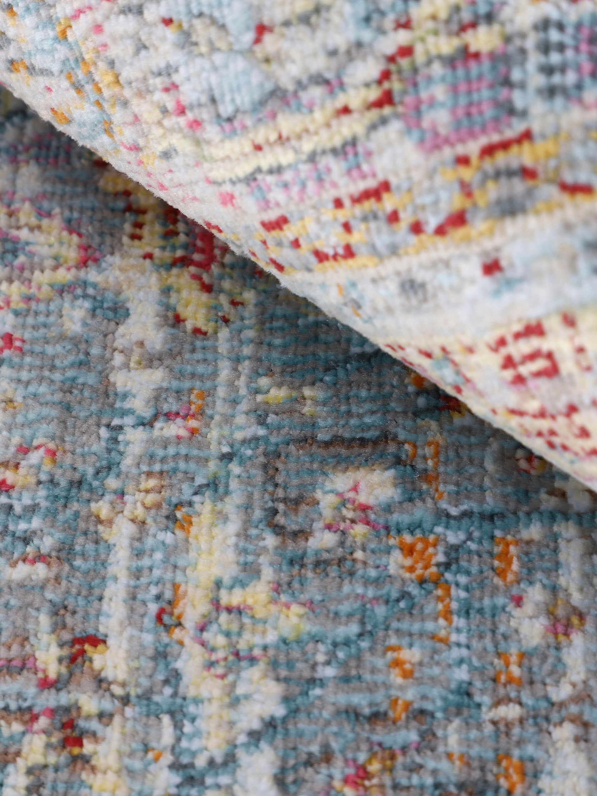 carpetfine Teppich »Esha ,   auch als Läufer erhältlich« rechteckig 8 mm Höhe Vintage Orient Look, schöne Farben, mit Fransen, Wohnzimmer