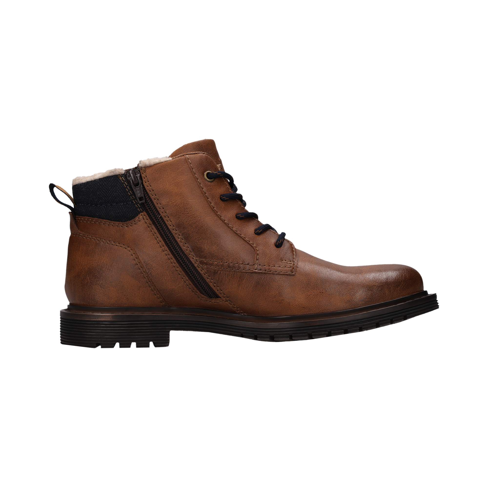 bugatti Bottines à lacets  bottes d'hiver, bottines à lacets avec doublure chaude