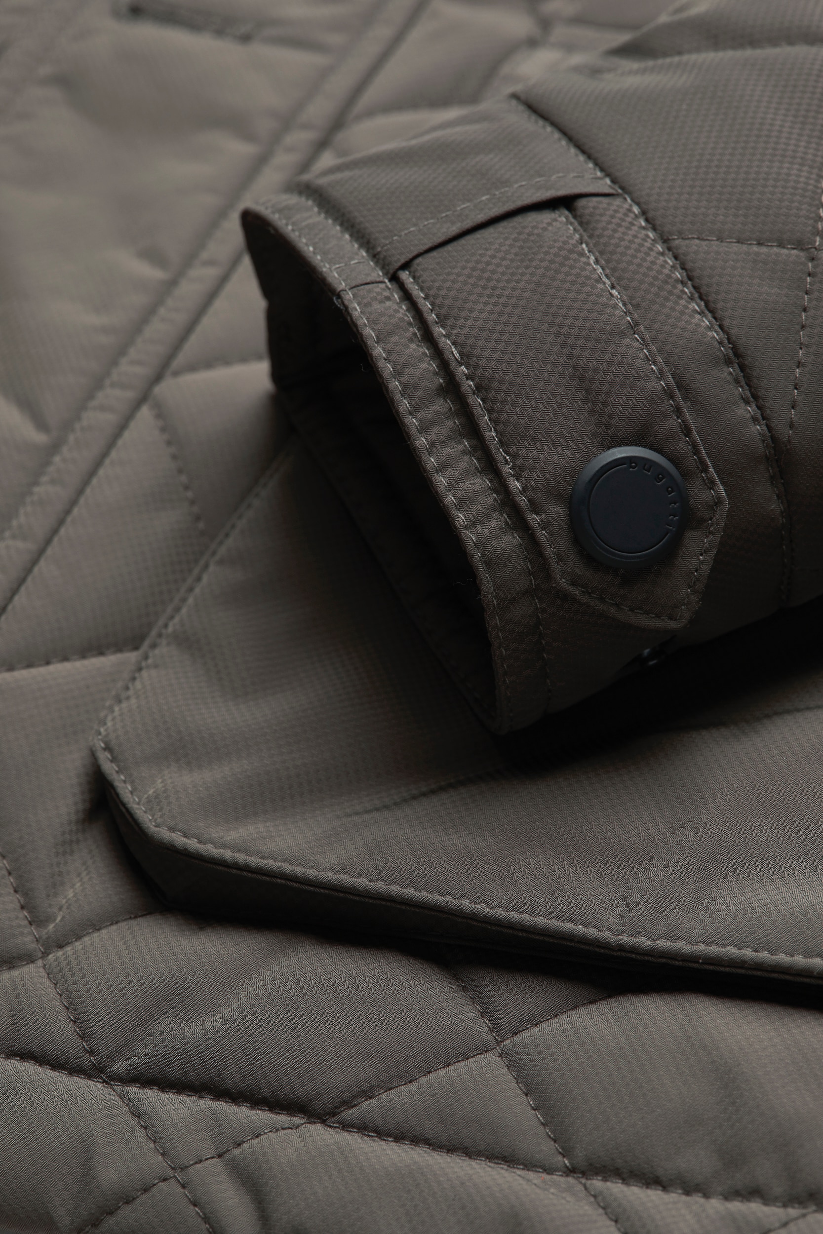 bugatti Langjacke ohne Kapuze im Rautenstepp