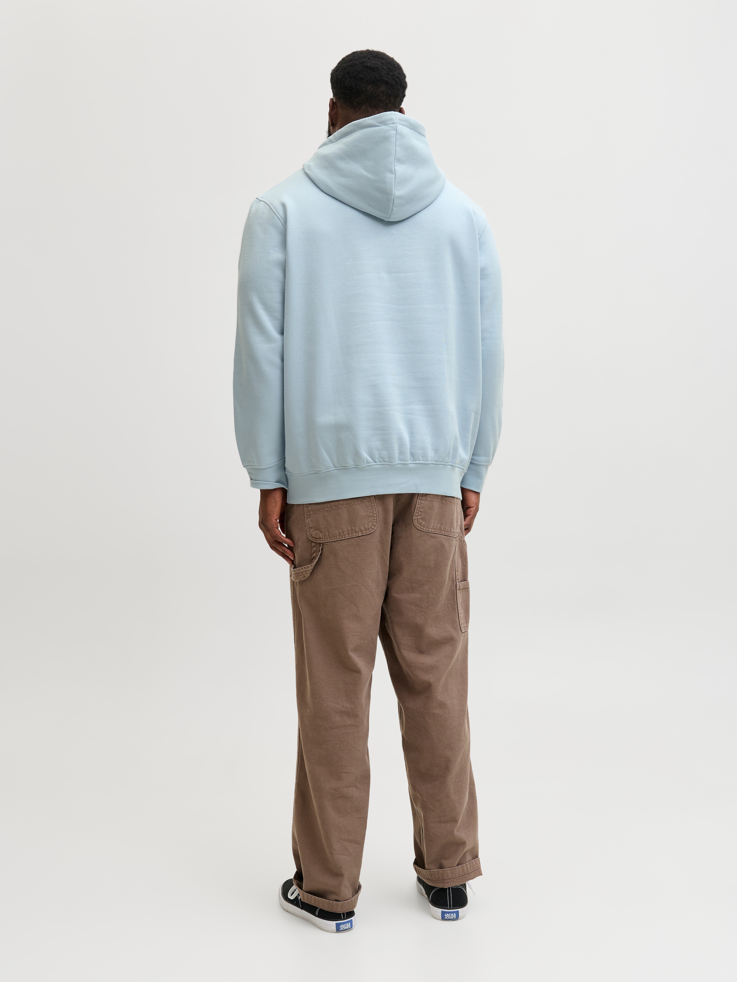 Jack & Jones PlusSize 1100000002199 »JJESOHO SWEAT HOOD NOOS PLS«, avec marquage logo
