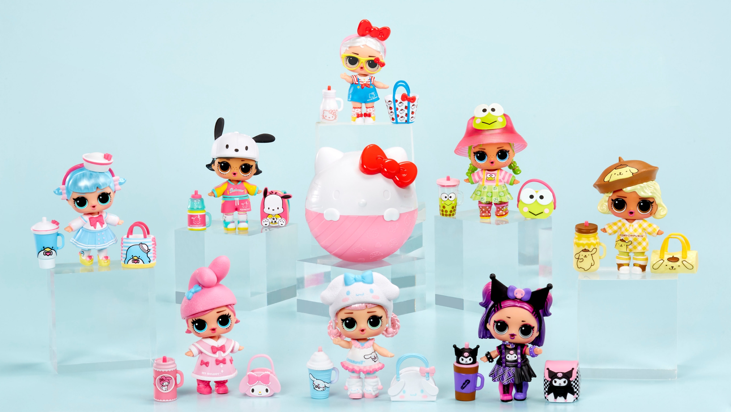 L.O.L. SURPRISE! Poupée à habiller »L.O.L. Surprise Loves Hello Kitty & Friends Tots Core Characters« sortierte Lieferung