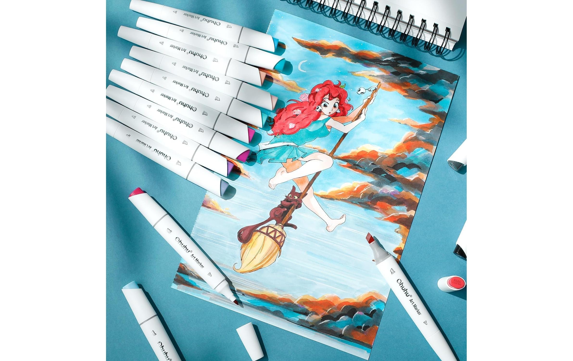   Marqueur »Ohuhu für Manga Illustrationen, 60 Stück«