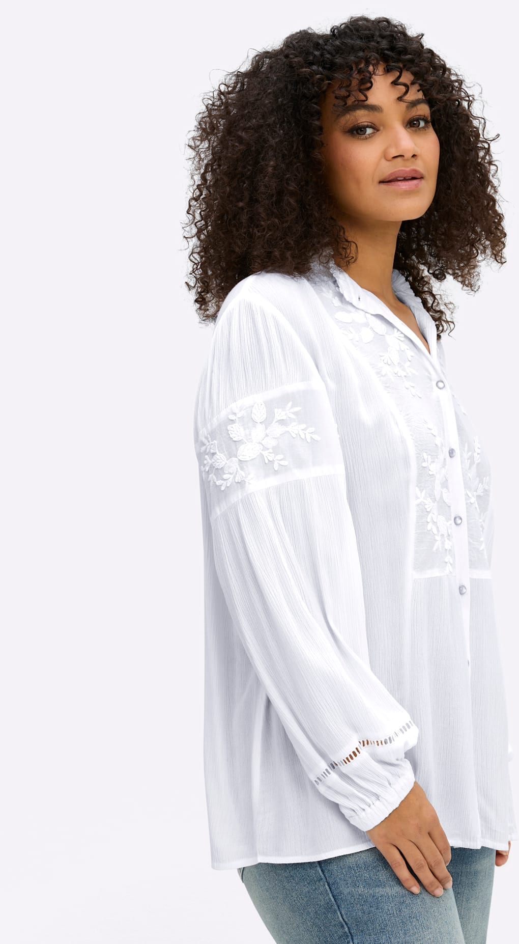 sheego by Joe Browns Blouse à manches longues