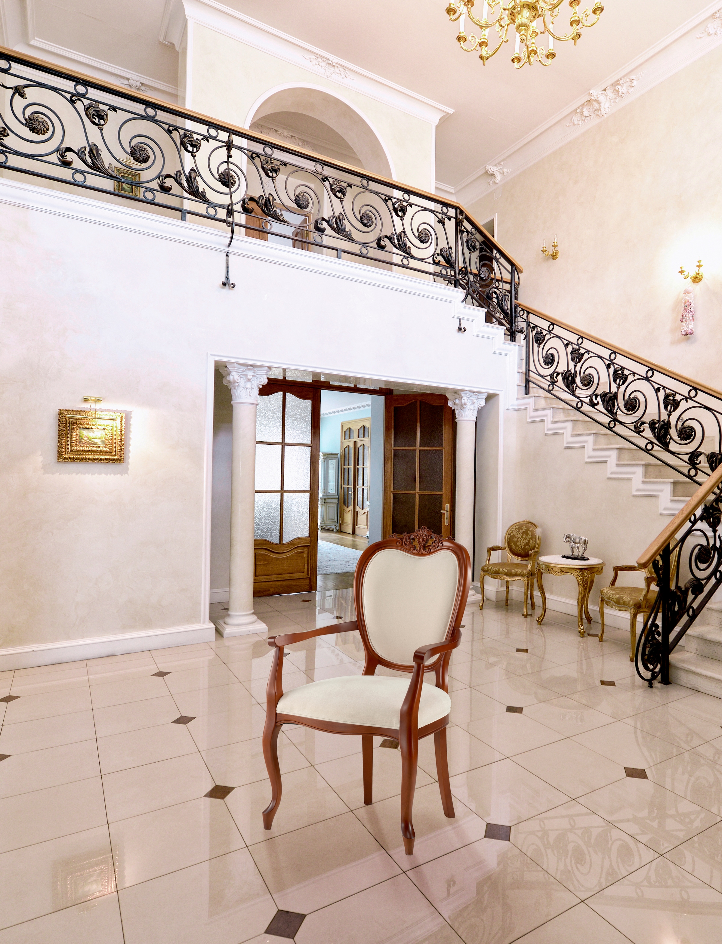 Home affaire Armlehnstuhl »Stühle Baronessa« () 1 Stk.Breite 59 cm