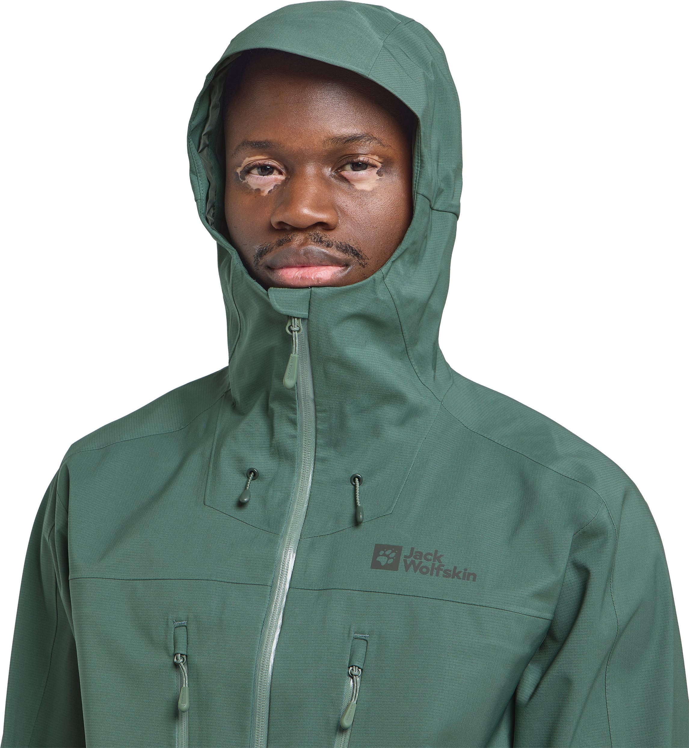 Jack Wolfskin Veste de trekking »KAMMWEG 3L JKT M« avec capuche avec TEXAPORE ECOSPHERE, étanche, coupe-vent, respirant