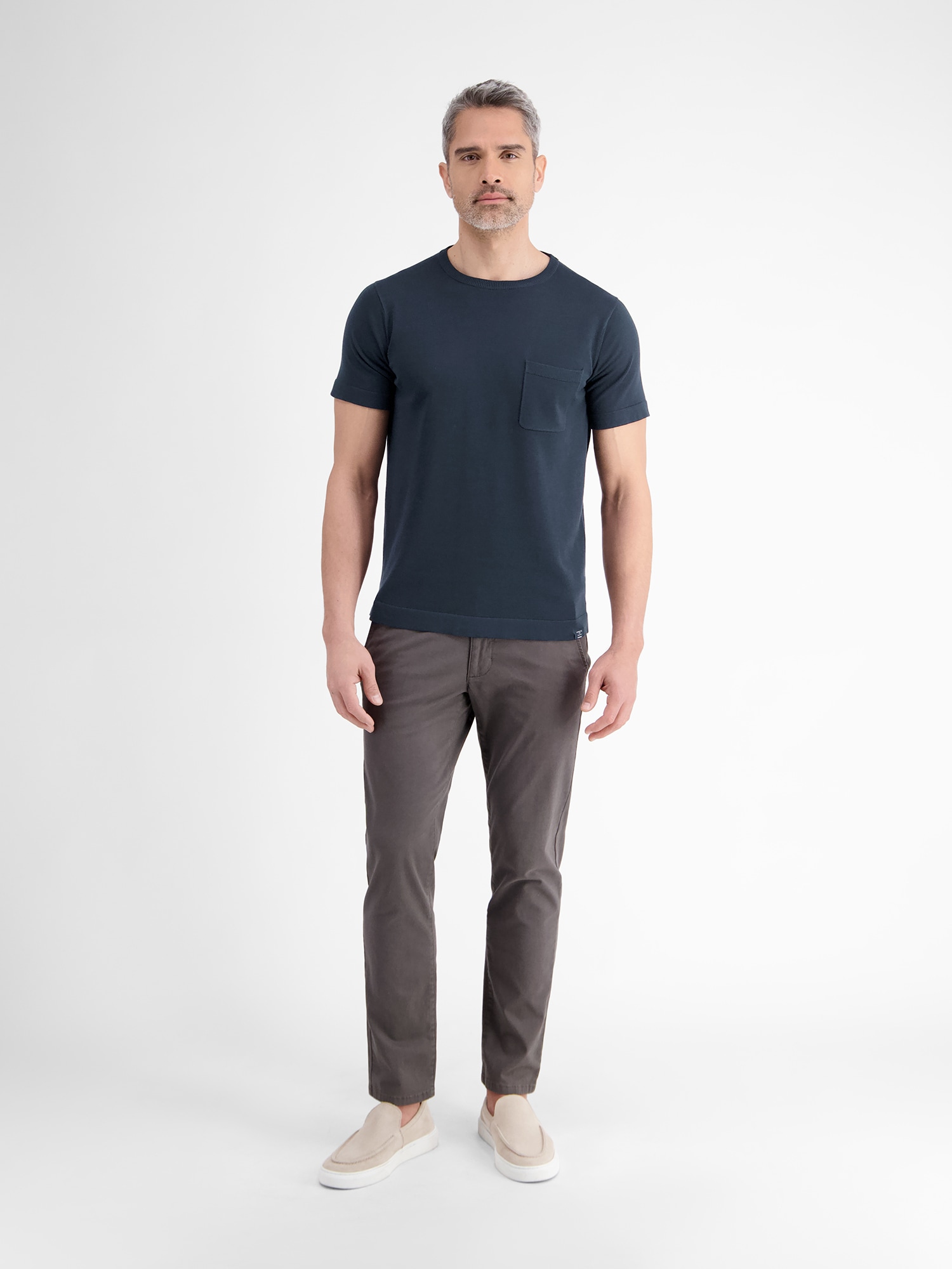 LERROS T-Shirt »LERROS Strick-T-Shirt mit Brusttasche«