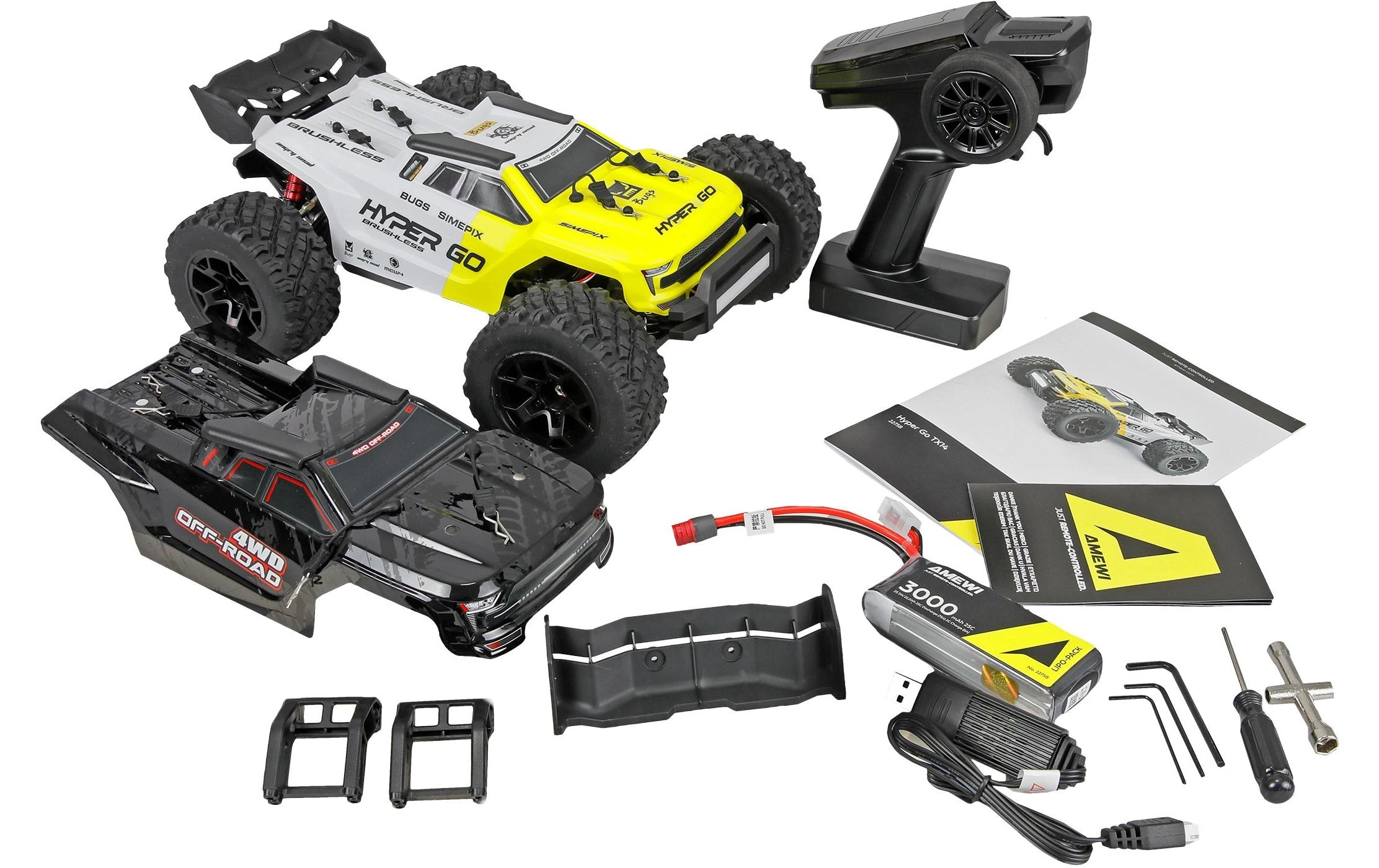 Amewi RC-Buggy »Truggy Hyper GO TX14 1:14 RTR« Antrieb 4x4