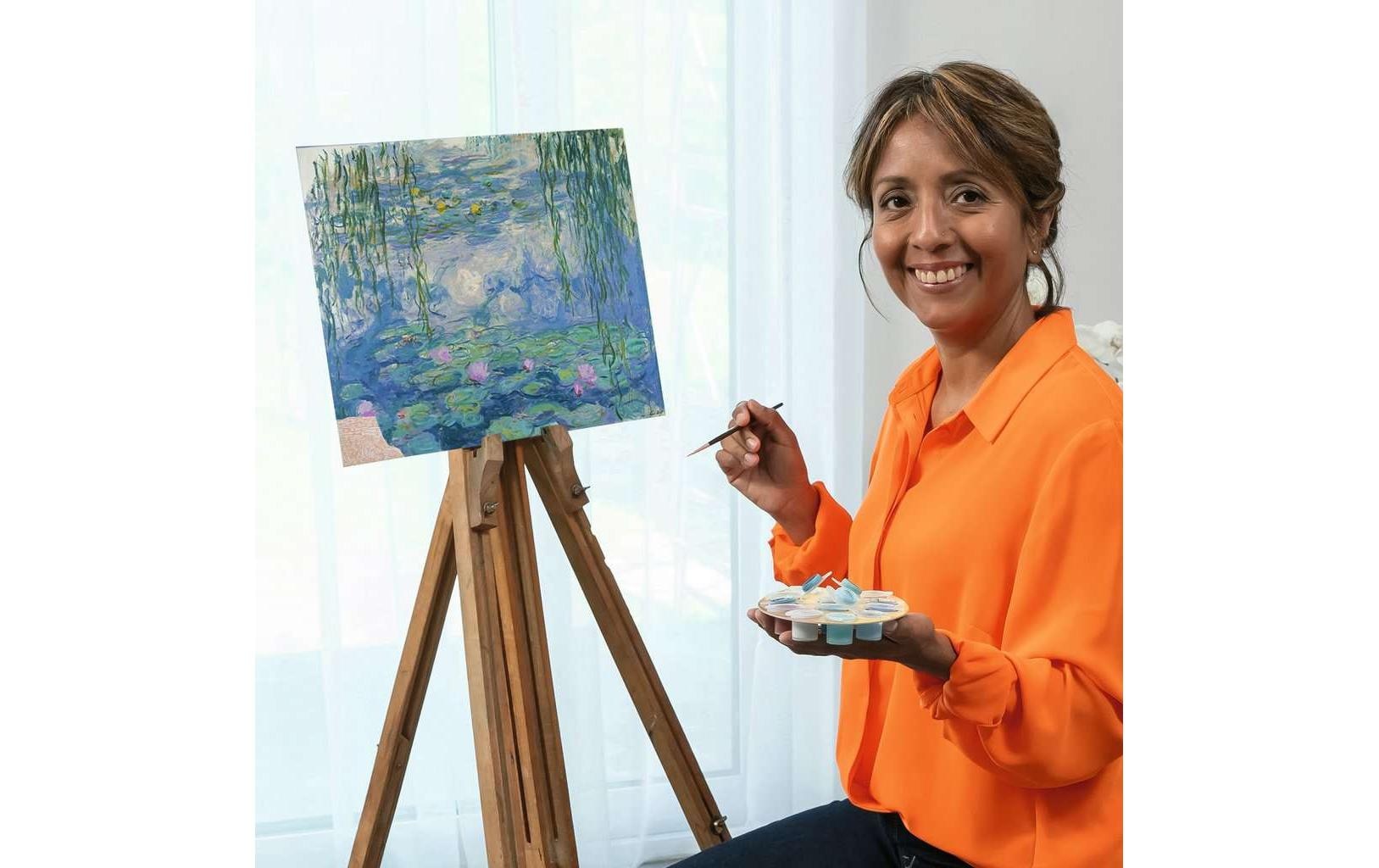 Ravensburger Malen nach Zahlen »CreArt, ART Collection, Waterlilies (Monet)« Made in Europe