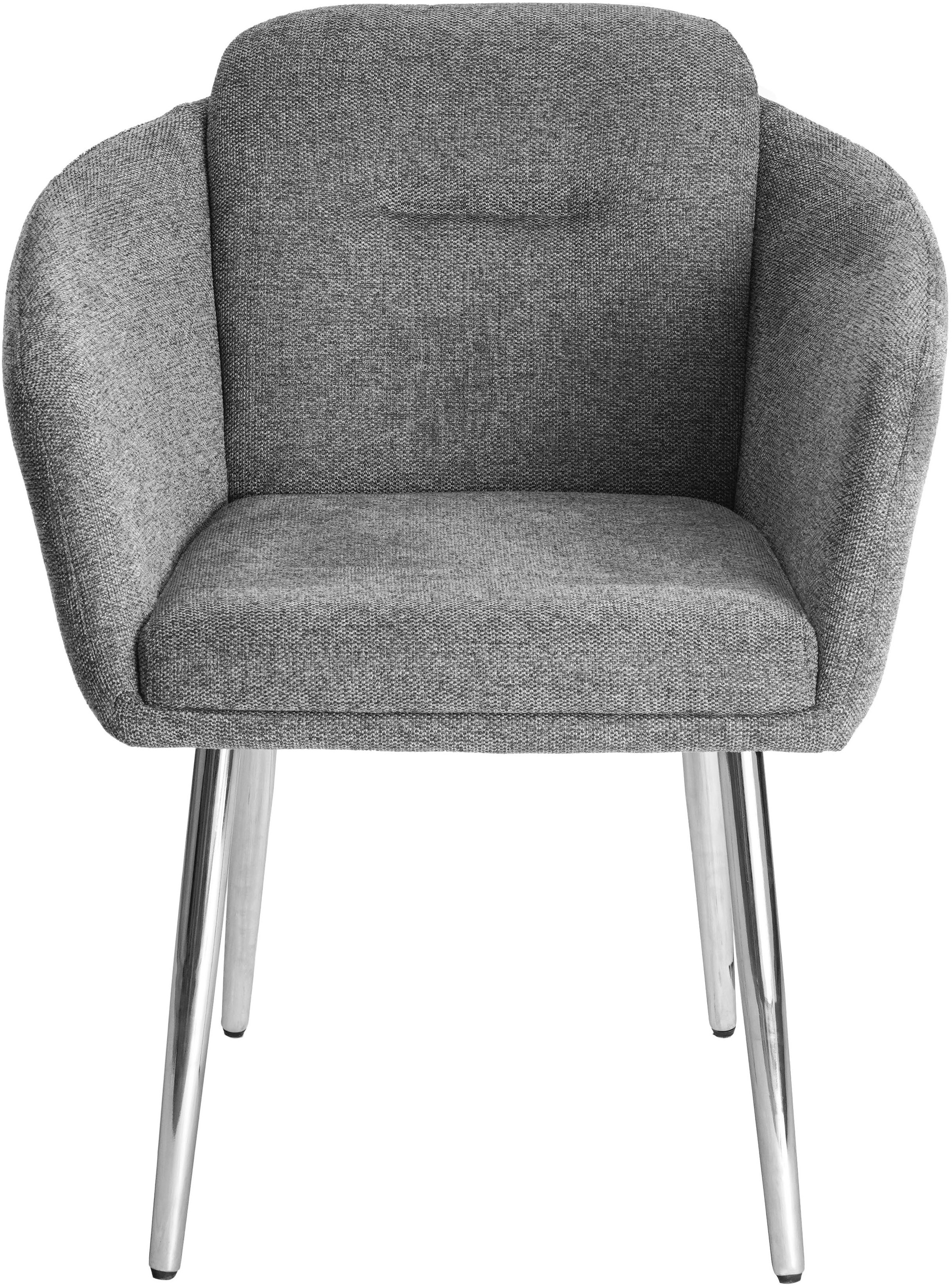 LeGer Home by Lena Gercke Chaise de salle à manger »Fleur« (Set) 2 cuisStrukturstoff, ergonomisches Design, gesteppte Rückenlehne