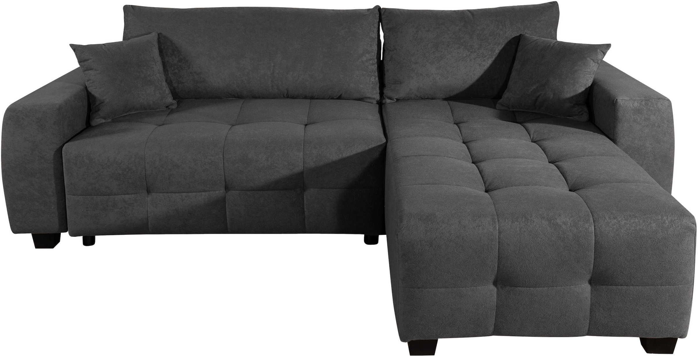 GOODproduct Ecksofa »Bella L-Form, B: 234 cm - OTTO. Verlässliche Qualität.« Ecksofa,Schlaffunktion,Bonnelfederkern,Rückenkissen