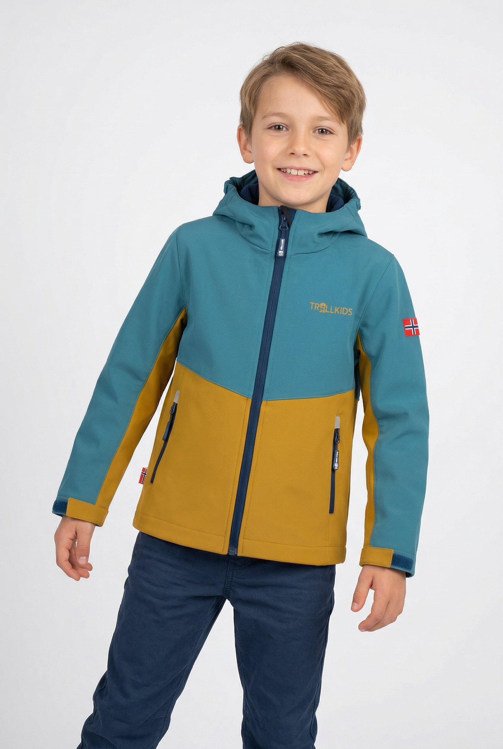 TROLLKIDS Veste softshell »KIDS KRISTIANSAND JACKET« adapté aux enfants et adolescents, manches longues