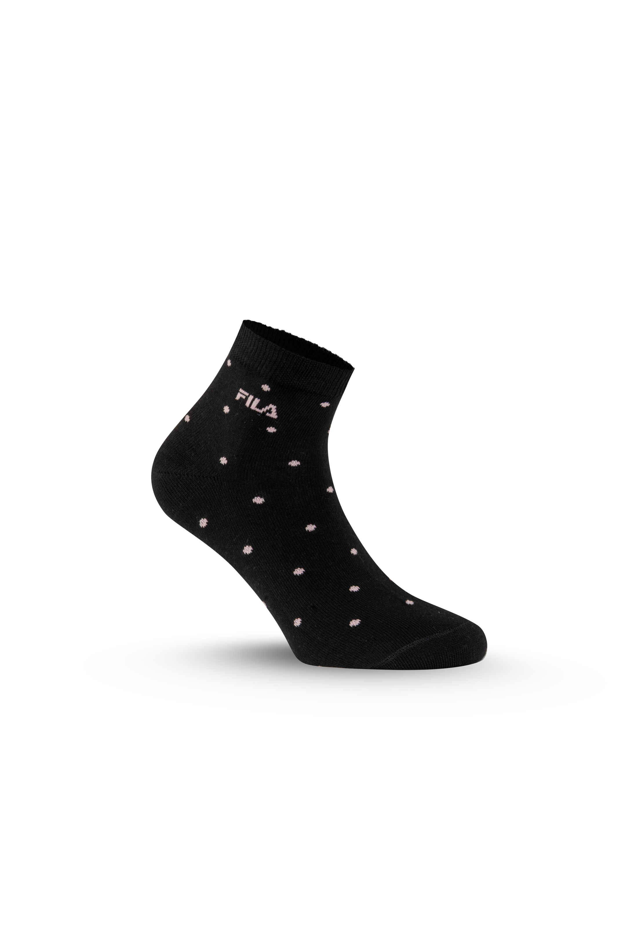 Fila Chaussettes courtes 3 Paar,  mit schmalem Rippenbündchen, gepunktet, Cotton-Mix
