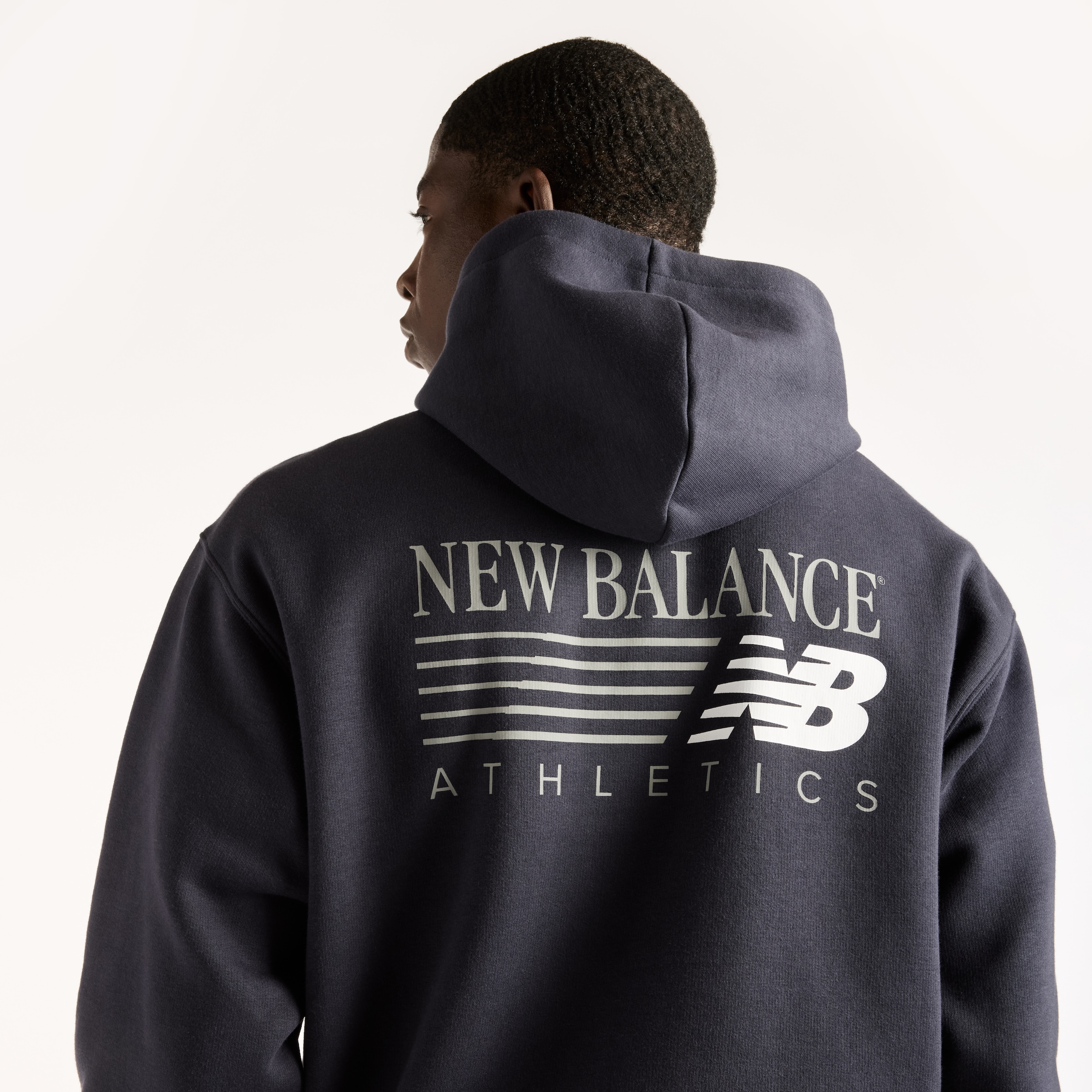 New Balance Sweat à capuche »REIMAGINED FLEECE HOODIE«, look sportif, en coton et polyester, coupe classique
