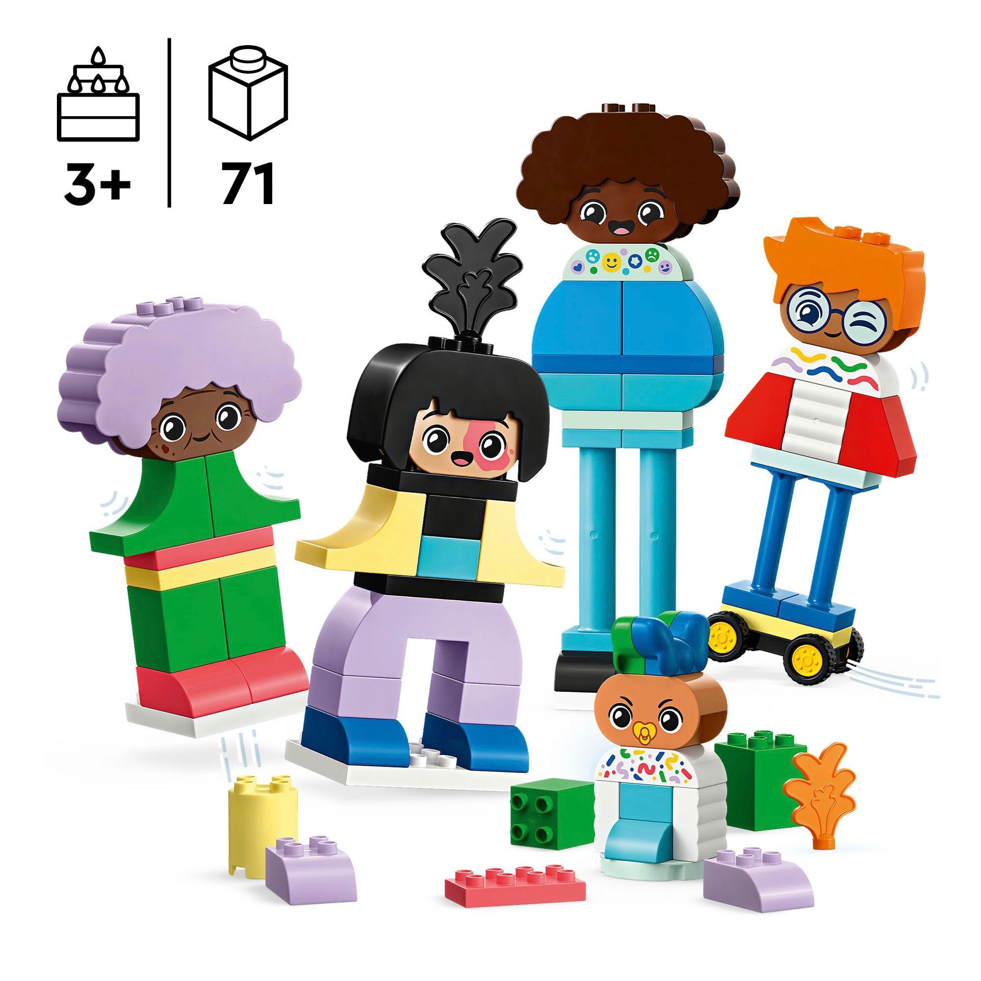 LEGO® Pions de construction »Baubare Menschen mit grossen Gefühlen (10423), LEGO DUPLO Town« Made in Europe