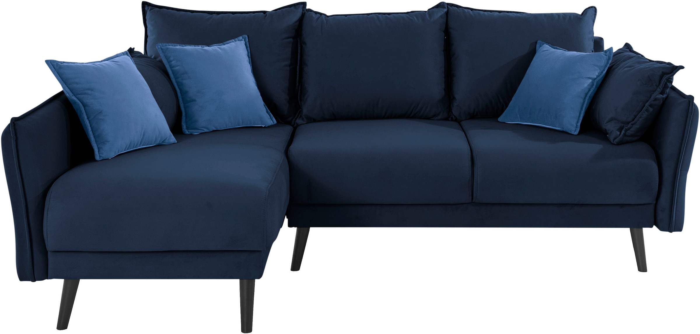 Home affaire Ecksofa »Asra L-Form« incl. Bettfunktion und Bettkasten, Seitentasche im Armteil, Federkern