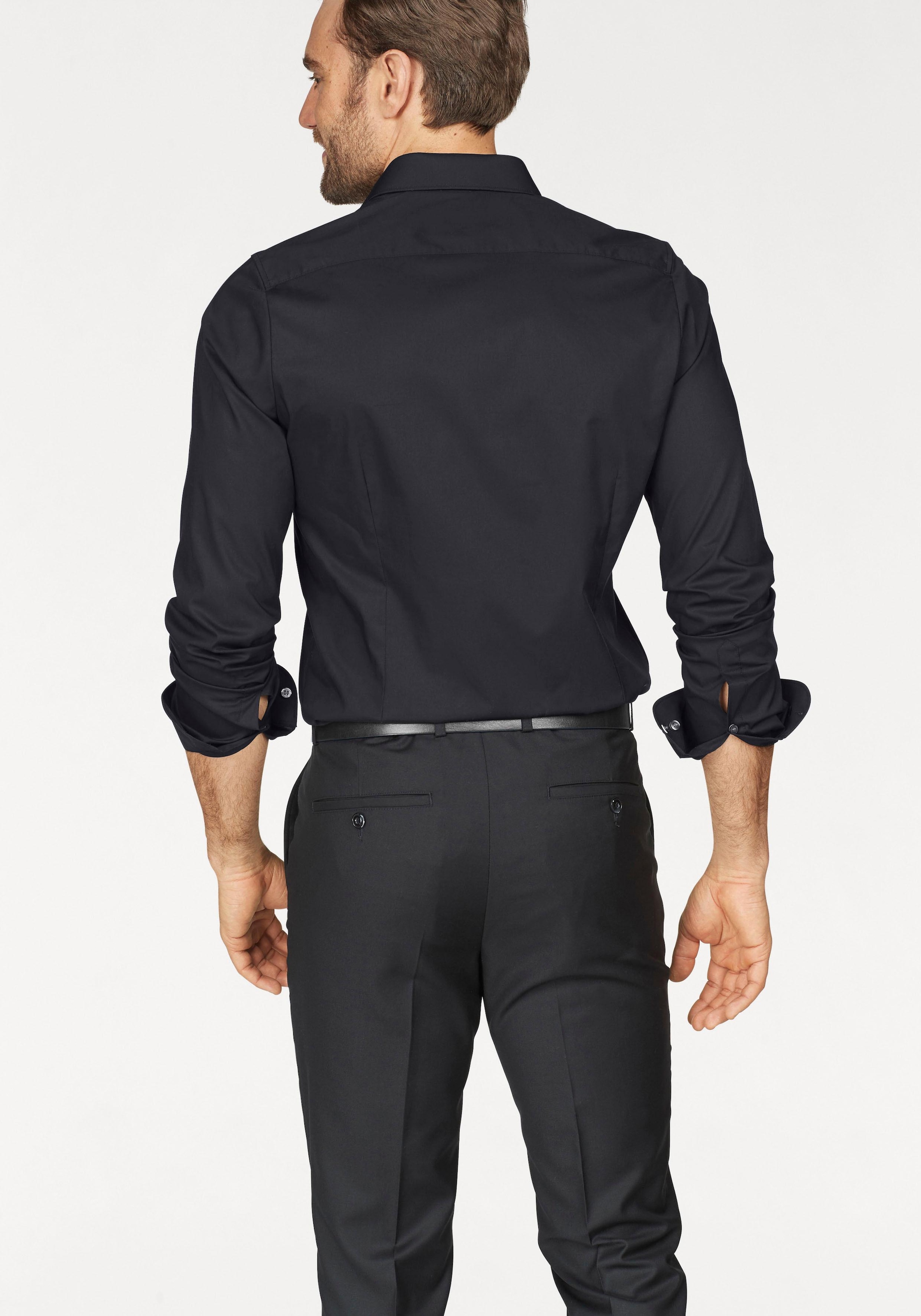 OLYMP Businesshemd »Level Five body fit« mit extra langem Ärmel