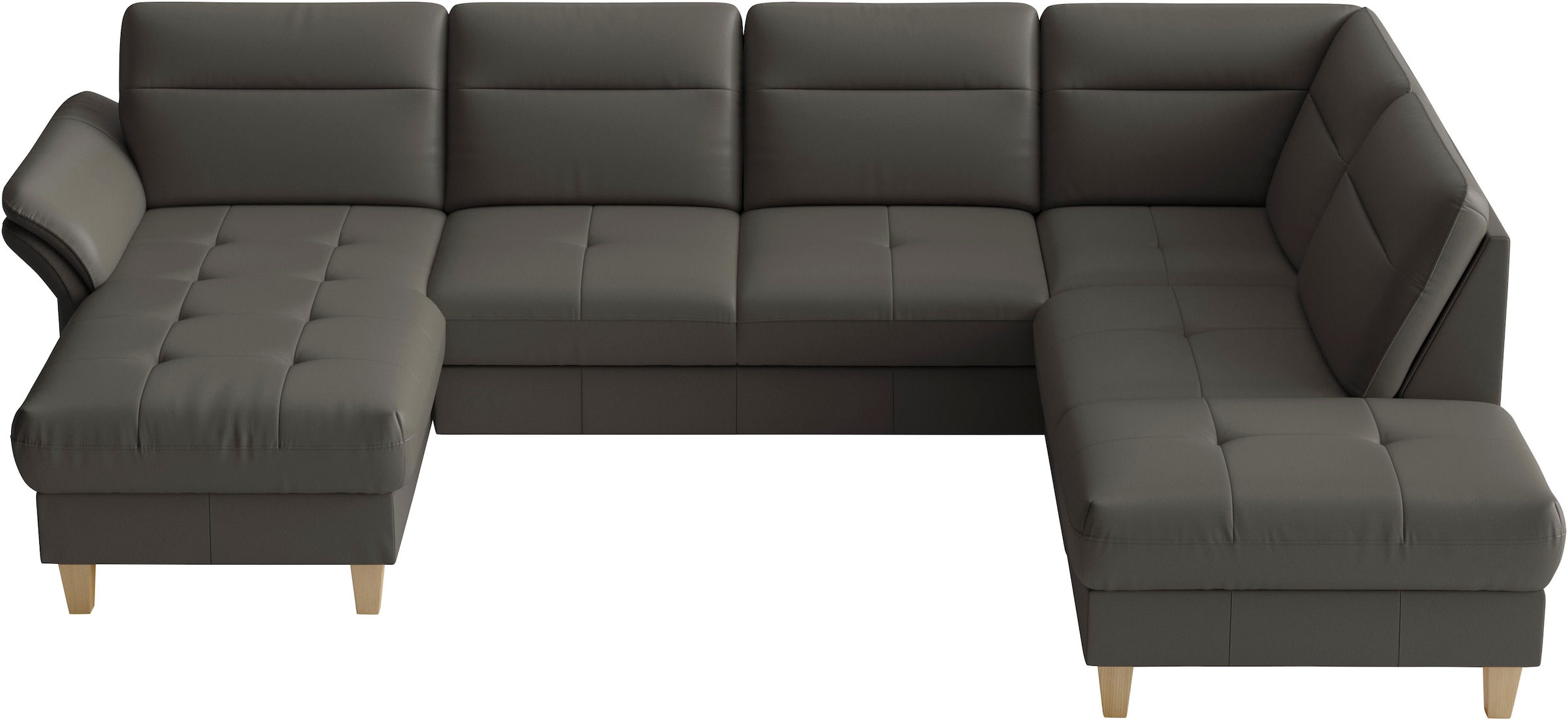sit&more Paysage de salon »Pamela, U-Form, B: 292 cm, Leder«