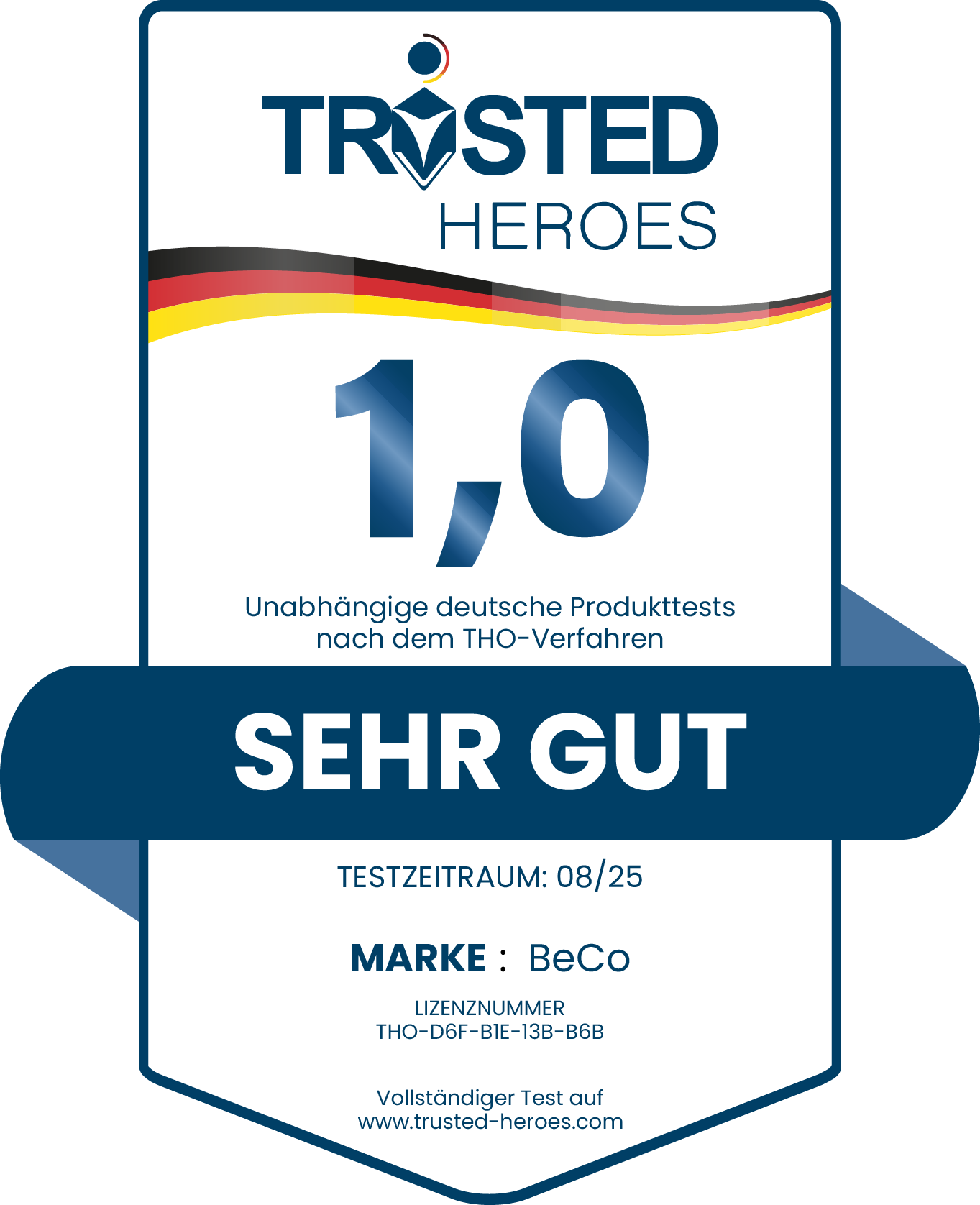 Beco Couette microfibre »BeCo Greenfirst, Bettdecke 135x200 und weitere Grössen!« normal Füllung fibre climatique 1 cuis tlg. Couette "normale" testée par Trusted Heroes avec une note de 1,0 !