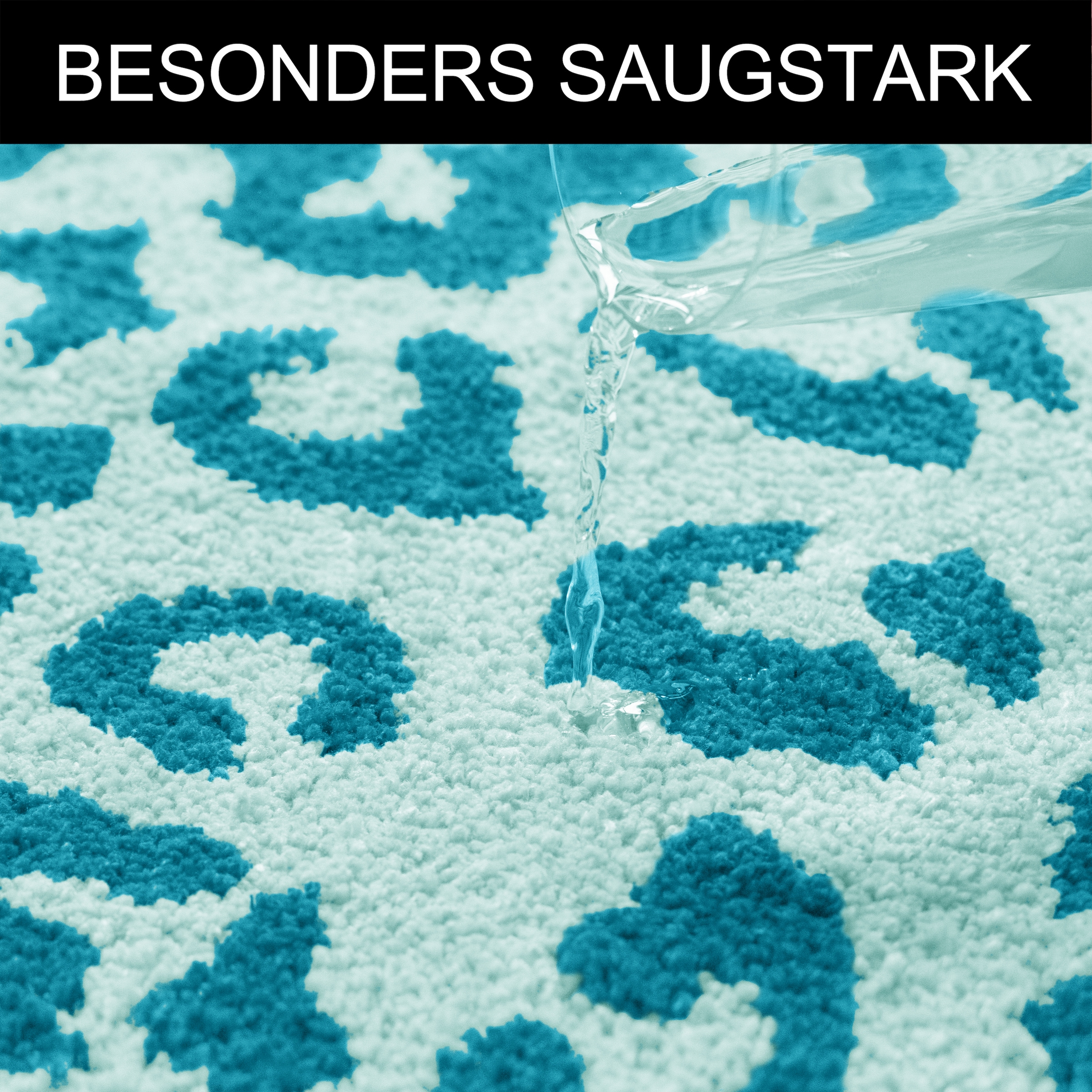 GOODproduct Badematte »Anna Leo, Badvorleger, Badezimmer Teppich, Duschvorleger« Höhe 15 mm rutschhemmend beschichtet fussbodenheizungsgeeignet | schnell trocknend mit Animal Print, modernes Muster, Leo, weich