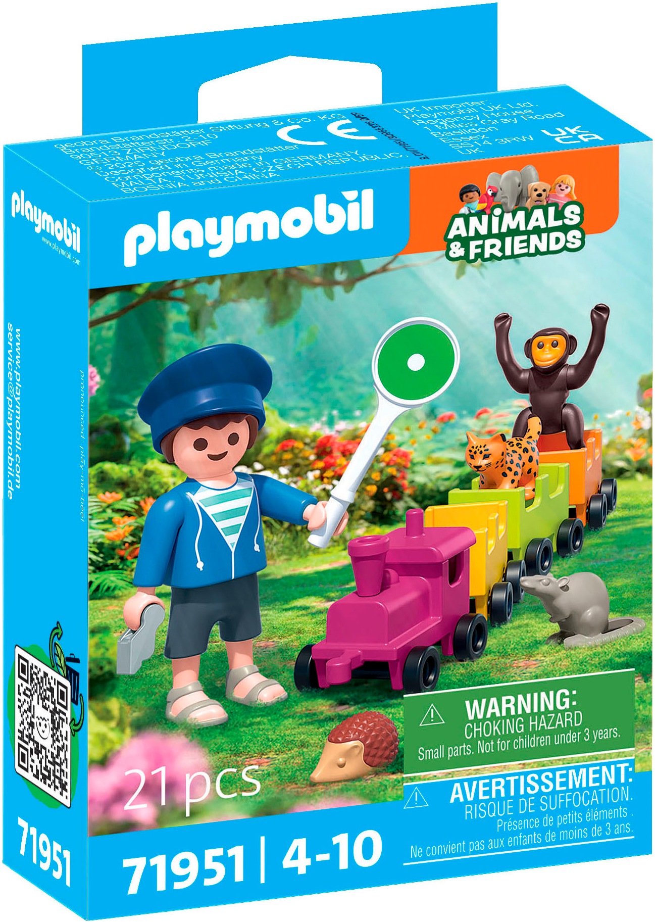 Playmobil® Jeu de construction »Kleine Lokausfahrt (71951), Animals & Friends« fabriqué en Europe