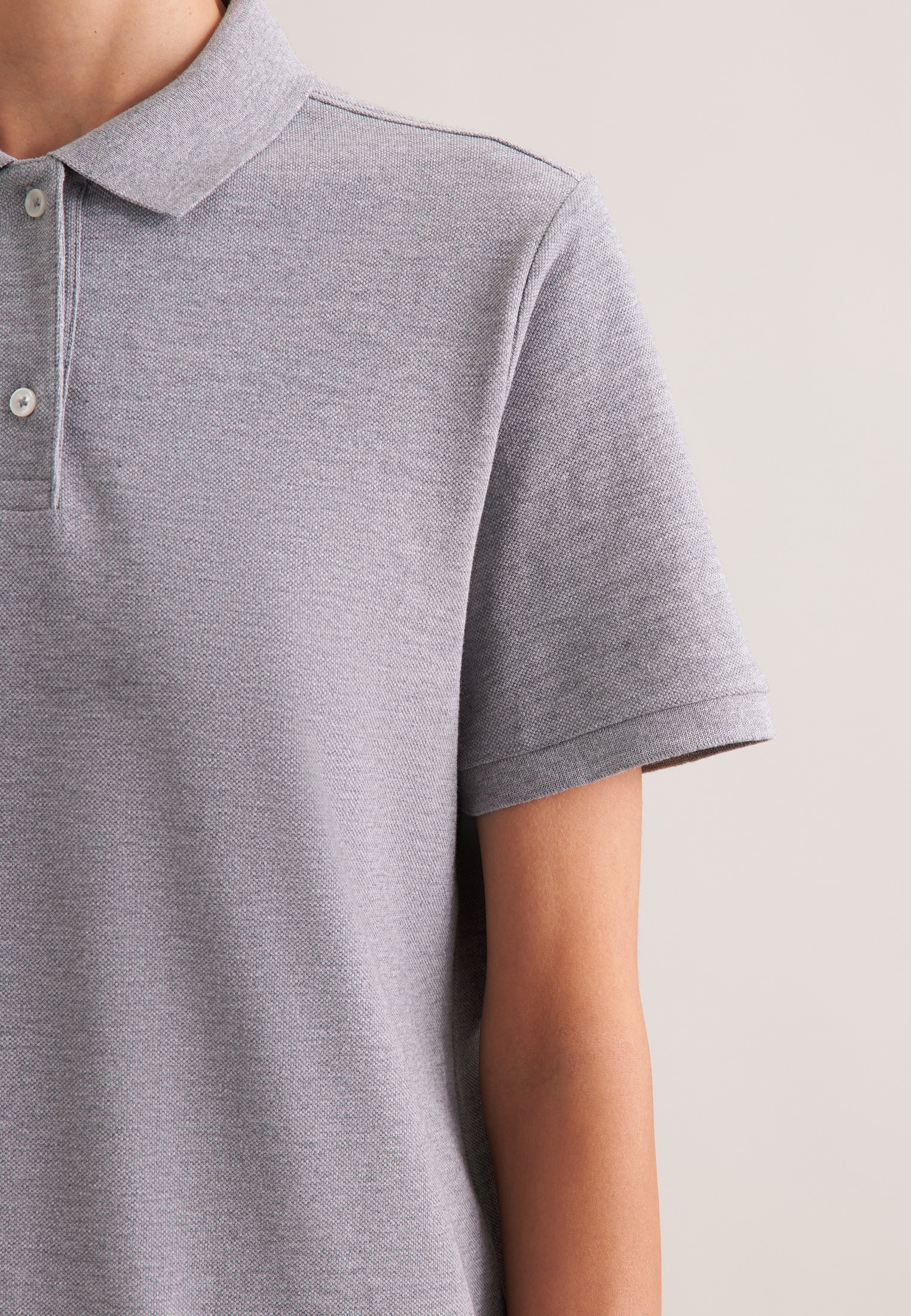 seidensticker Poloshirt »Schwarze Rose« Polo Uni