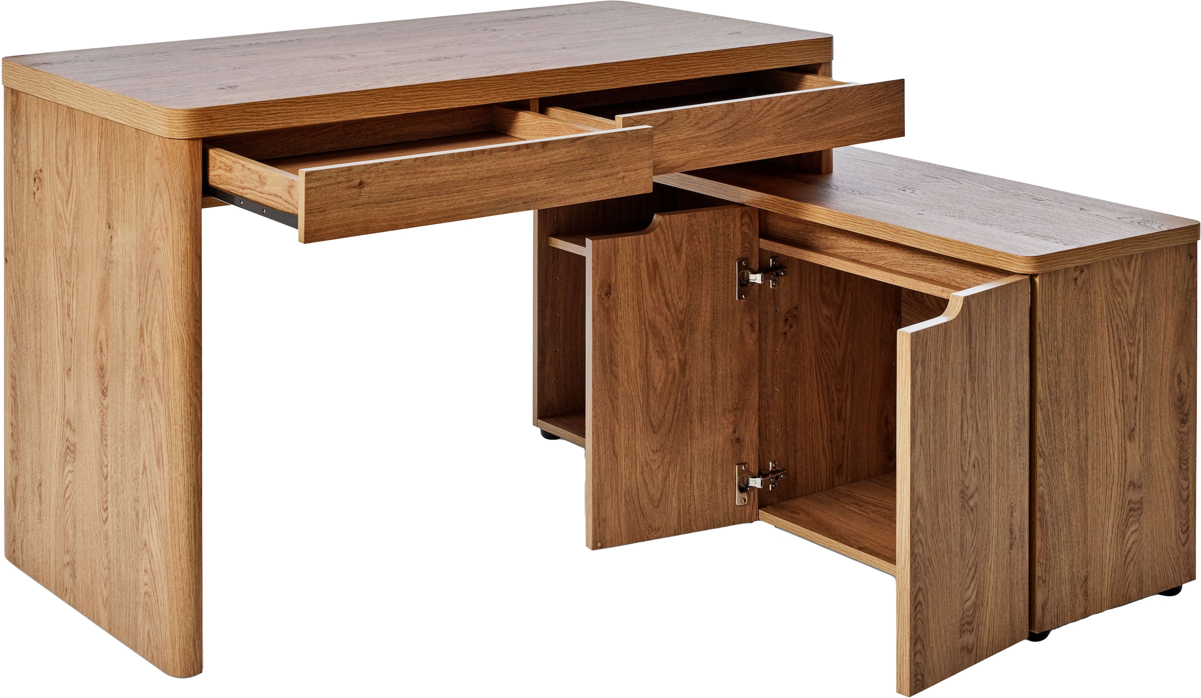 Jahnke Eckschreibtisch »LIBRE C 155 E« 1 Stk. tlg. wechselseitig montierbar, Breite ca. 140 cm