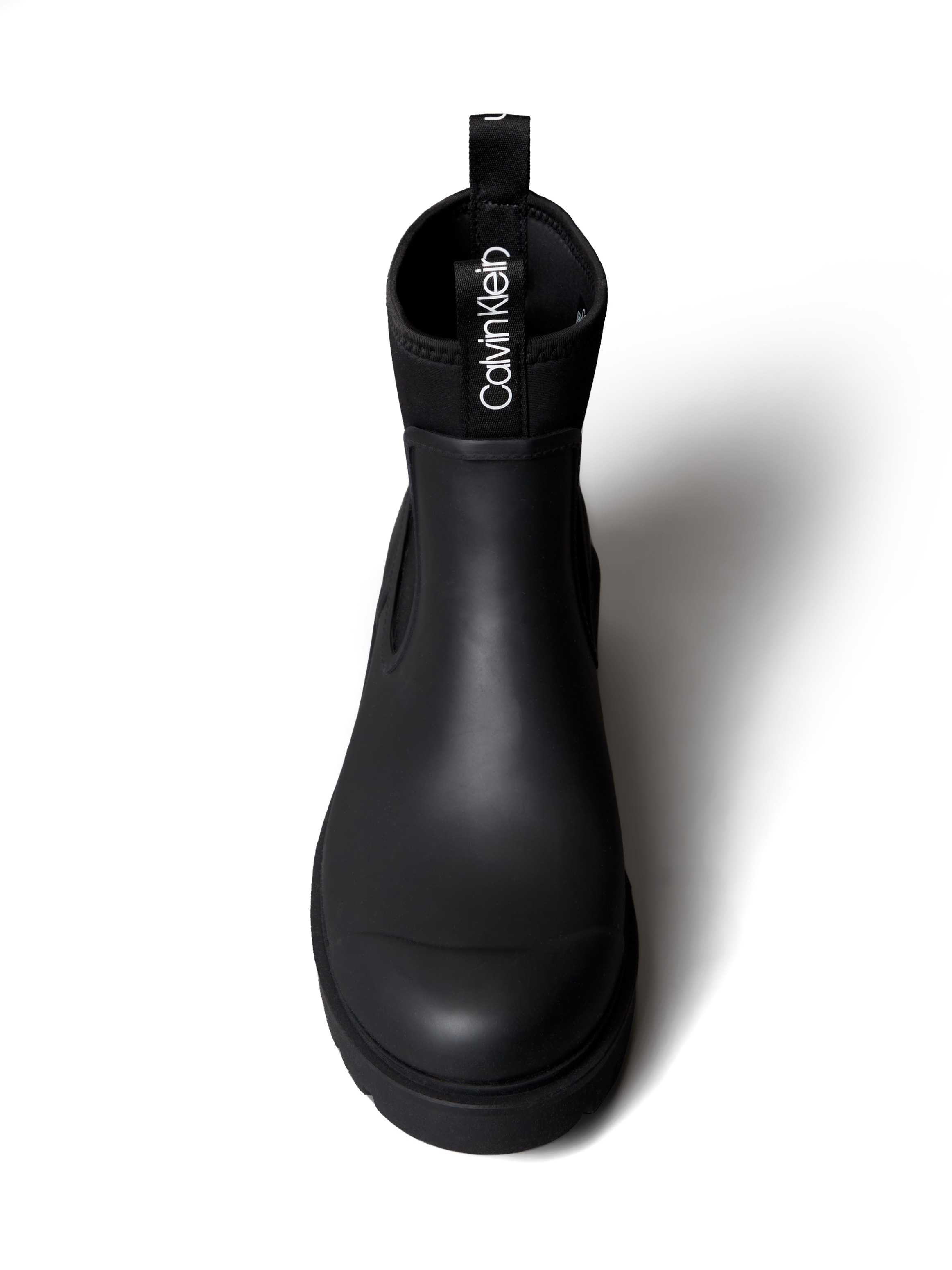 Calvin Klein Jeans Bottines chelsea »COMBAT RAIN BOOT«  bottines à talon bloc, bottines à enfiler, bottes de pluie avec languette