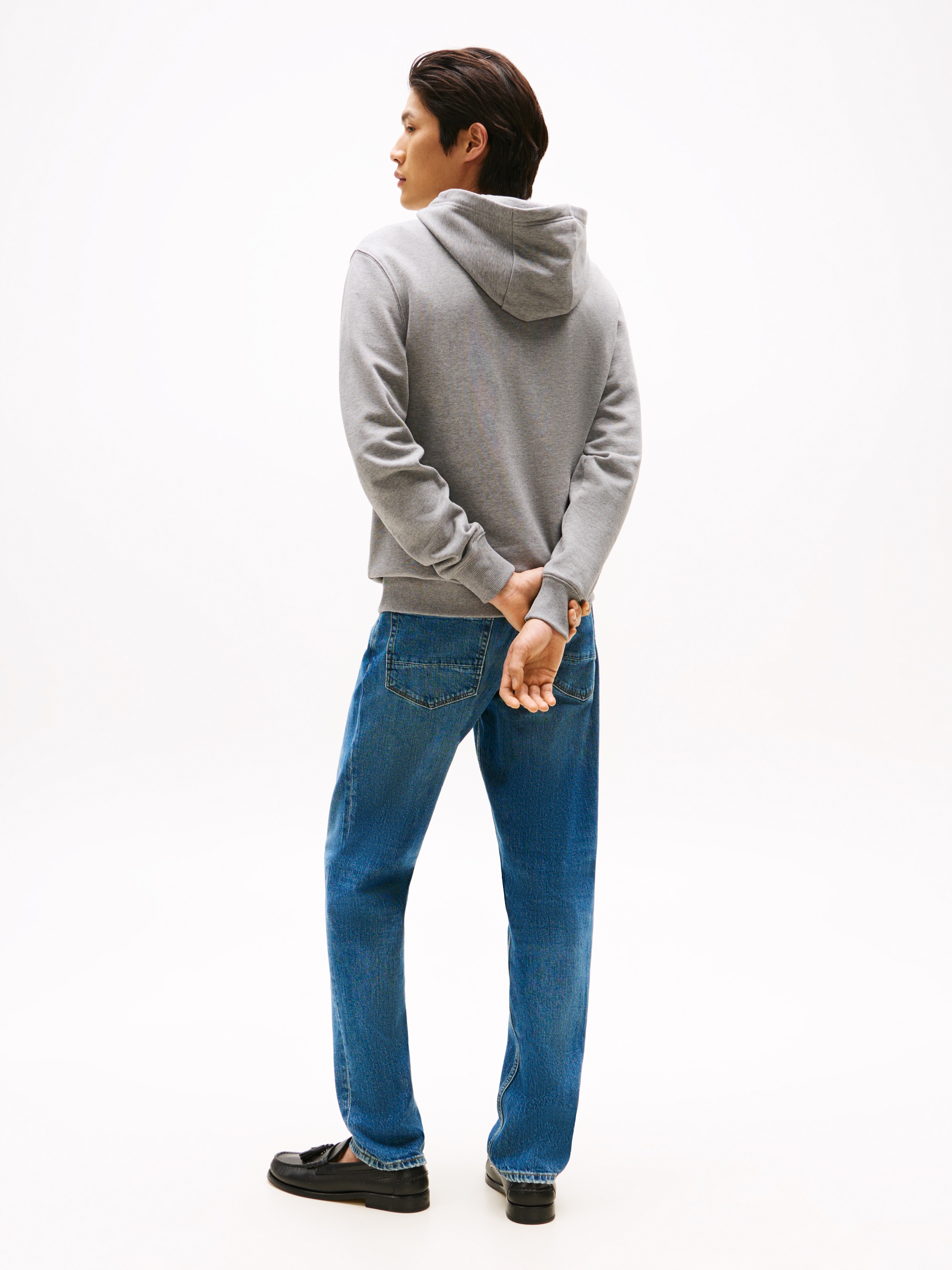 Tommy Hilfiger Hoodie »ESSENTIAL TERRY«, mit Tunnelzug und Flag-Stickerei
