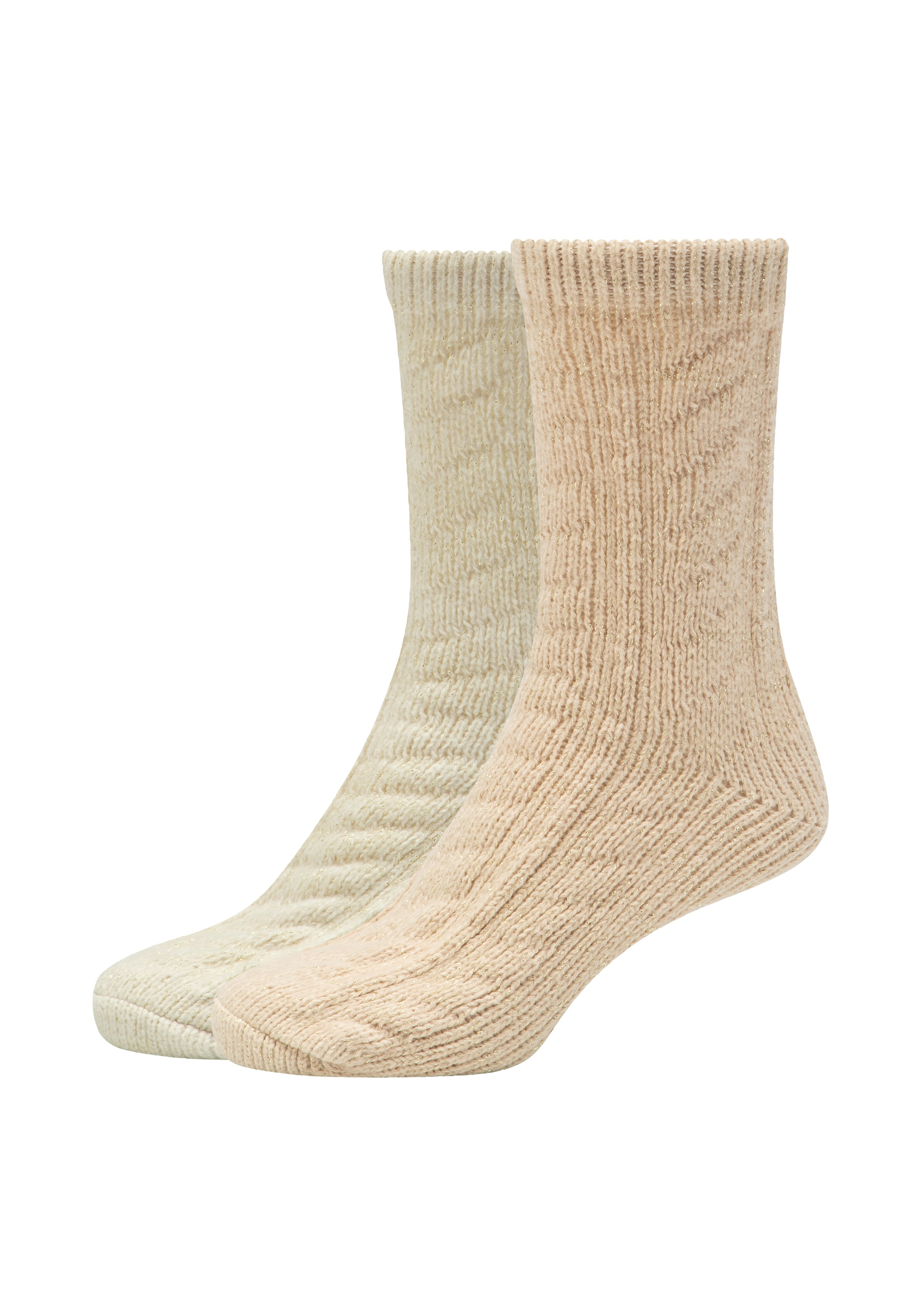s.Oliver Socken »warm & cozy« 4 Paar tlg. mit Zopfmuster