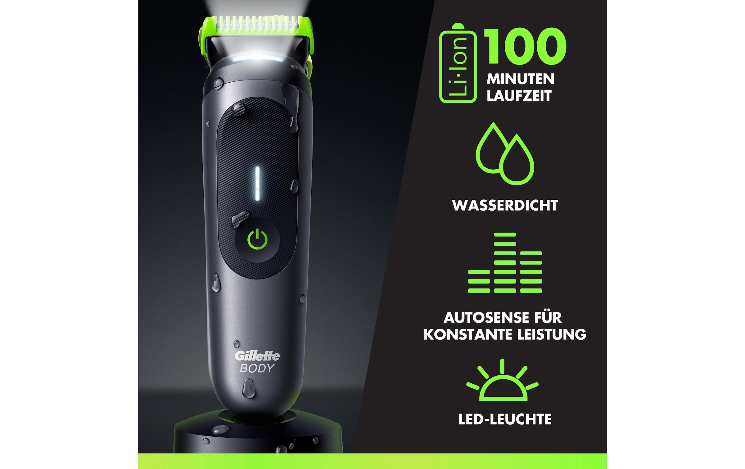 Gillette Körperrasierer »+ Intimhaartrimmer für Männer i7«