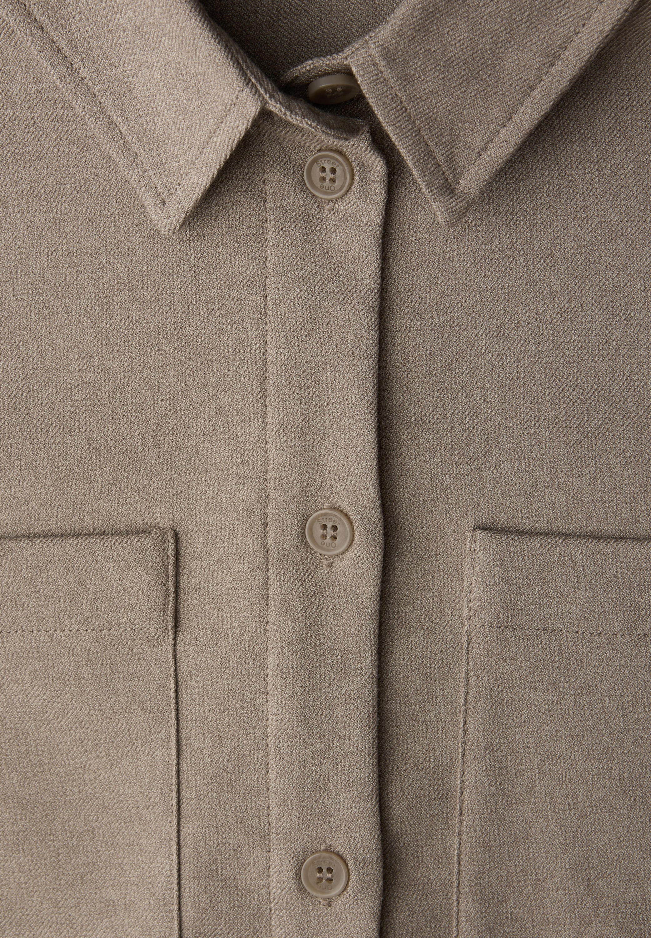 STREET ONE Blouse chemise mit Taschen