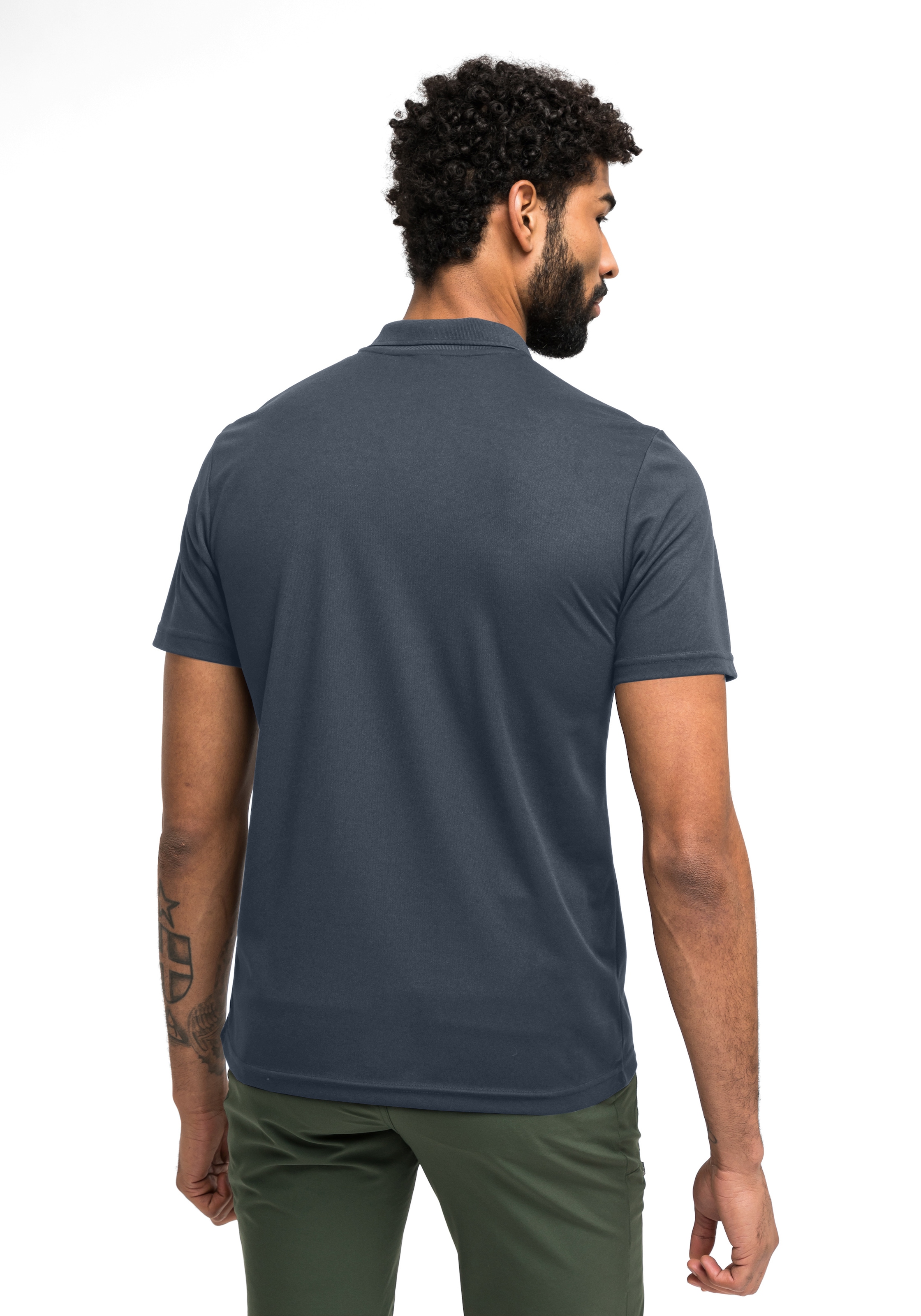Maier Sports Poloshirt »Ulrich« Herren Polo kurzarm, leichtes Shirt, Funktionsshirt mit Kragen Reg Fit