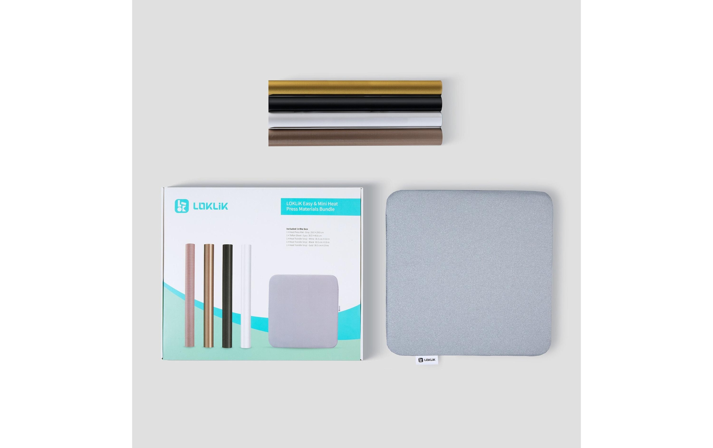 LOKLIK Dekorationsfolie »Bündel & Pakete« Ihr ultimativer Einstieg in die Welt des Heisspressens